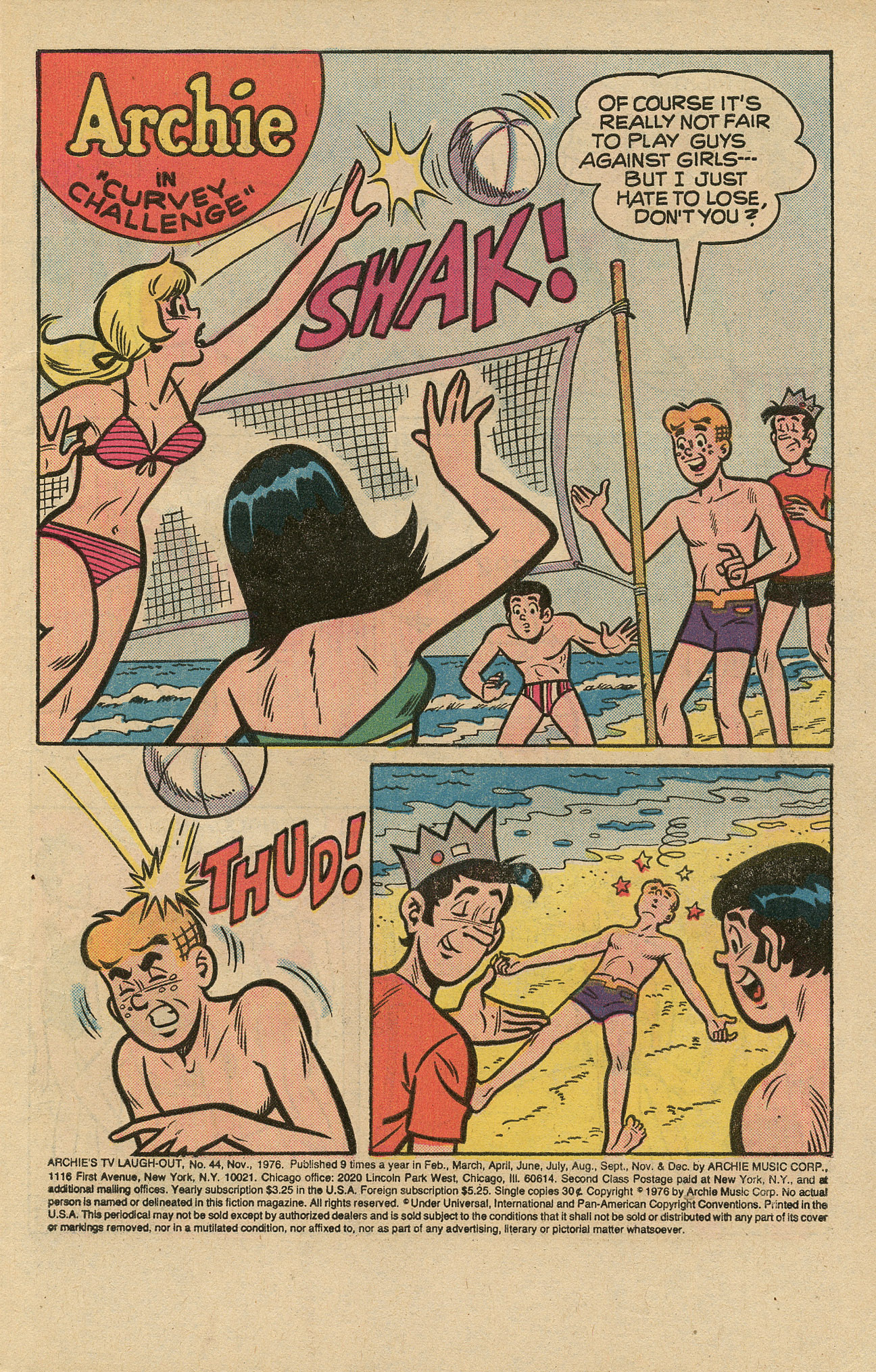 Read online Archie's TV Laugh-Out comic -  Issue #44 - 3