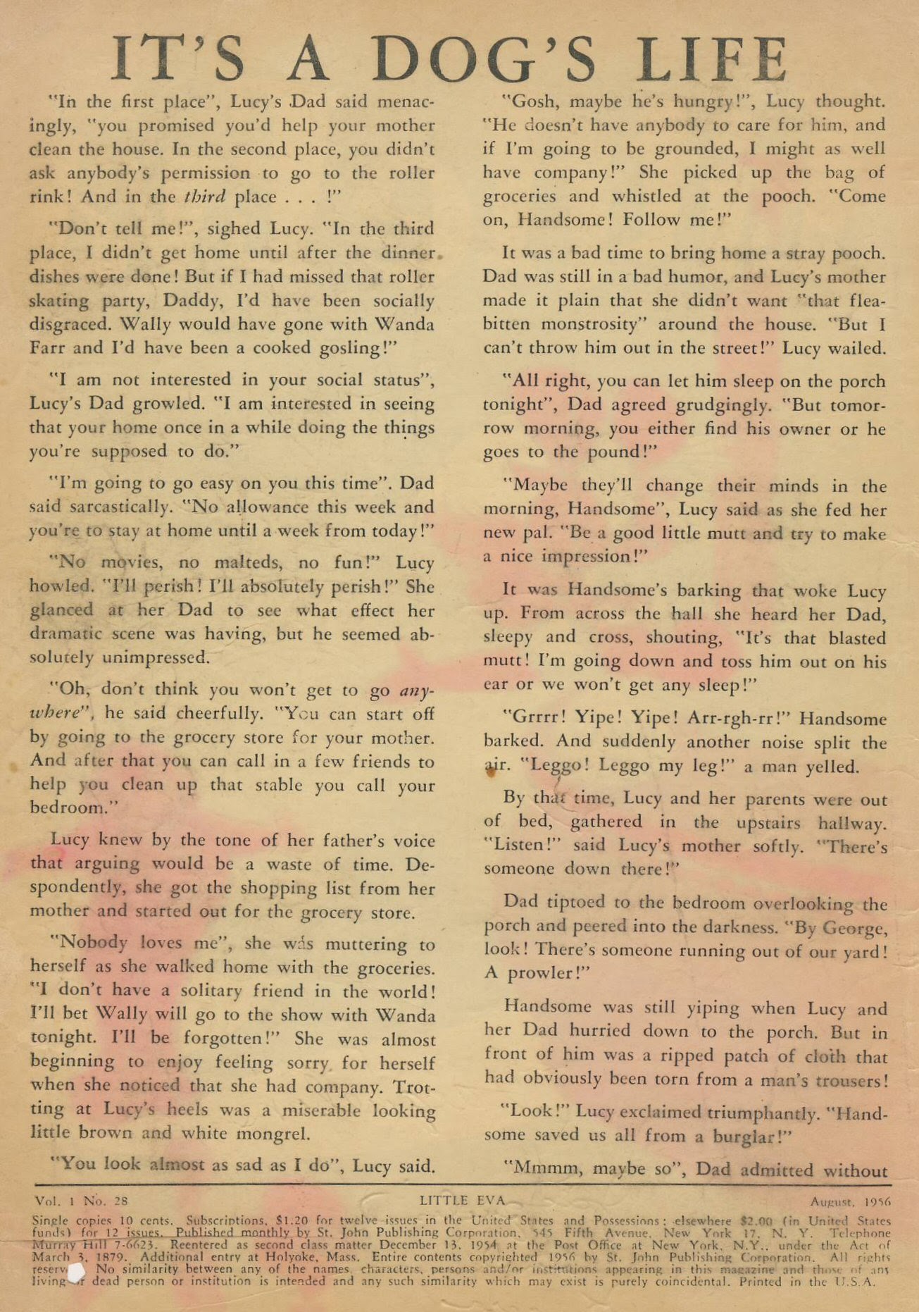 Read online Little Eva comic -  Issue #28 - 2