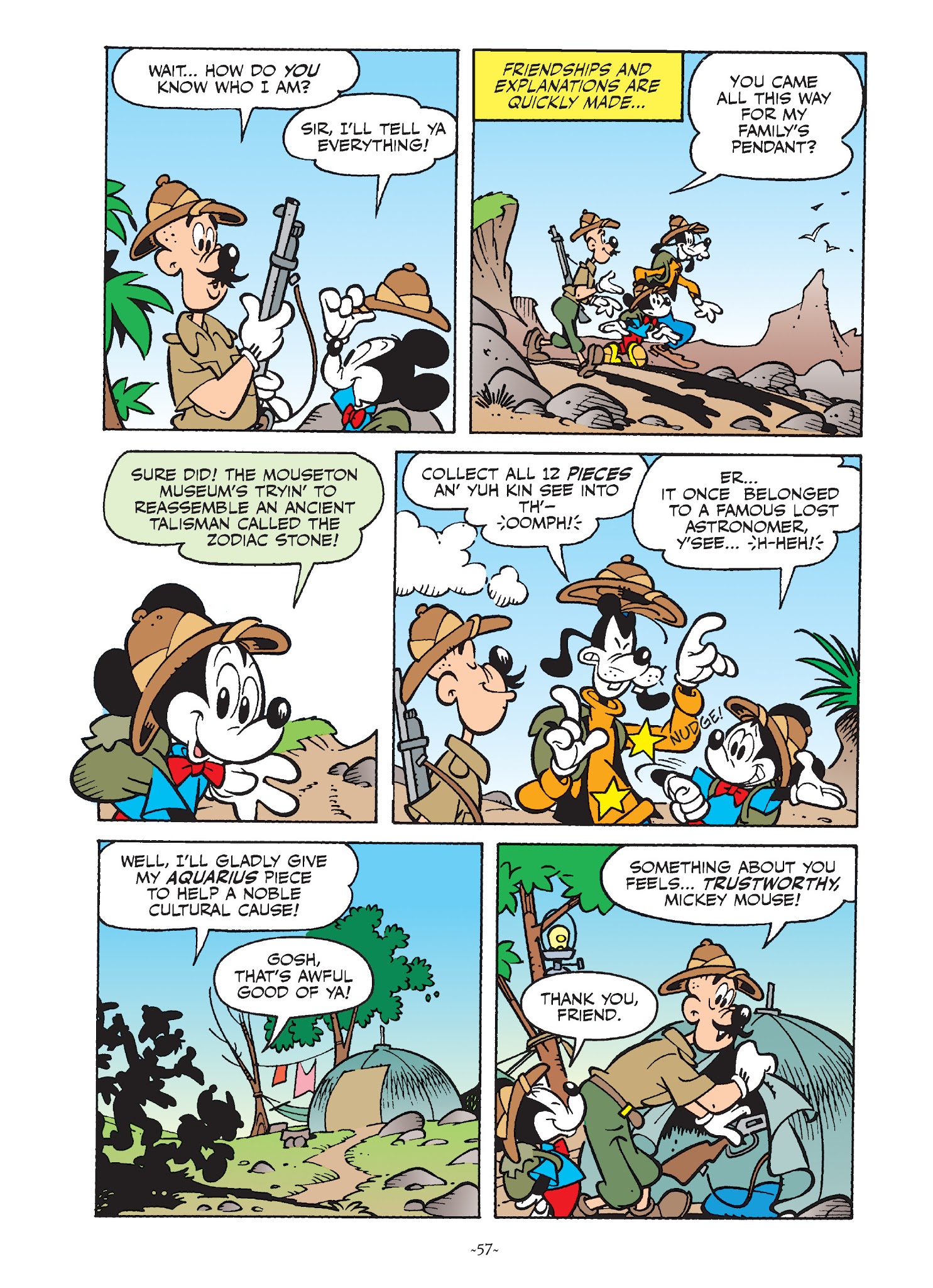 Read online Mickey and Donald: The Search For the Zodiac Stone comic -  Issue # TPB - 56
