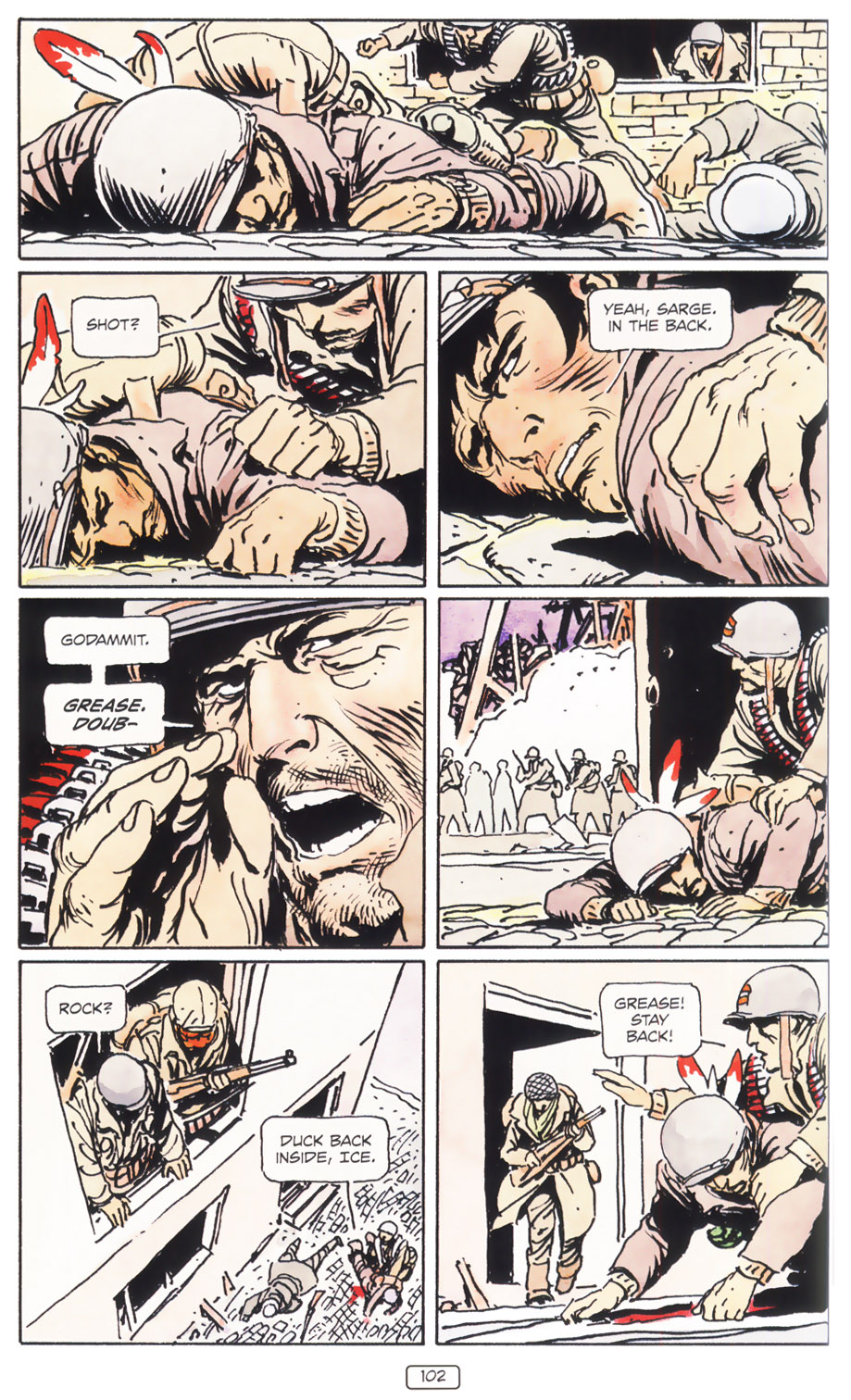 Read online Sgt. Rock: Between Hell & A Hard Place comic -  Issue # TPB - 108