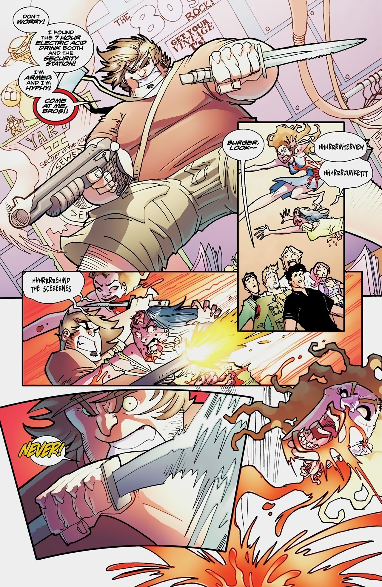 Read online Fanboys vs. Zombies comic -  Issue #2 - 18