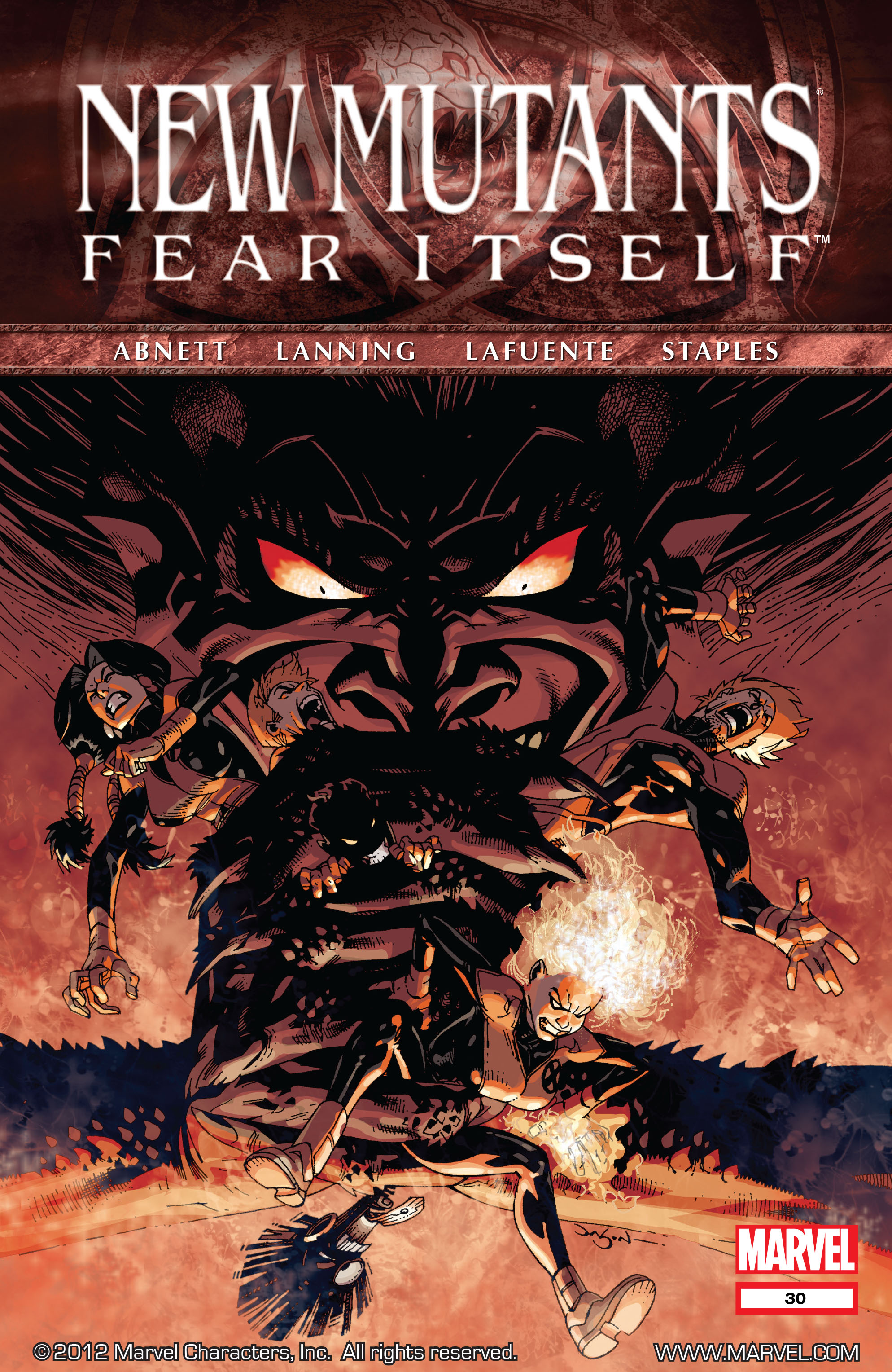 Read online Fear Itself: Wolverine/New Mutants comic -  Issue # TPB - 90