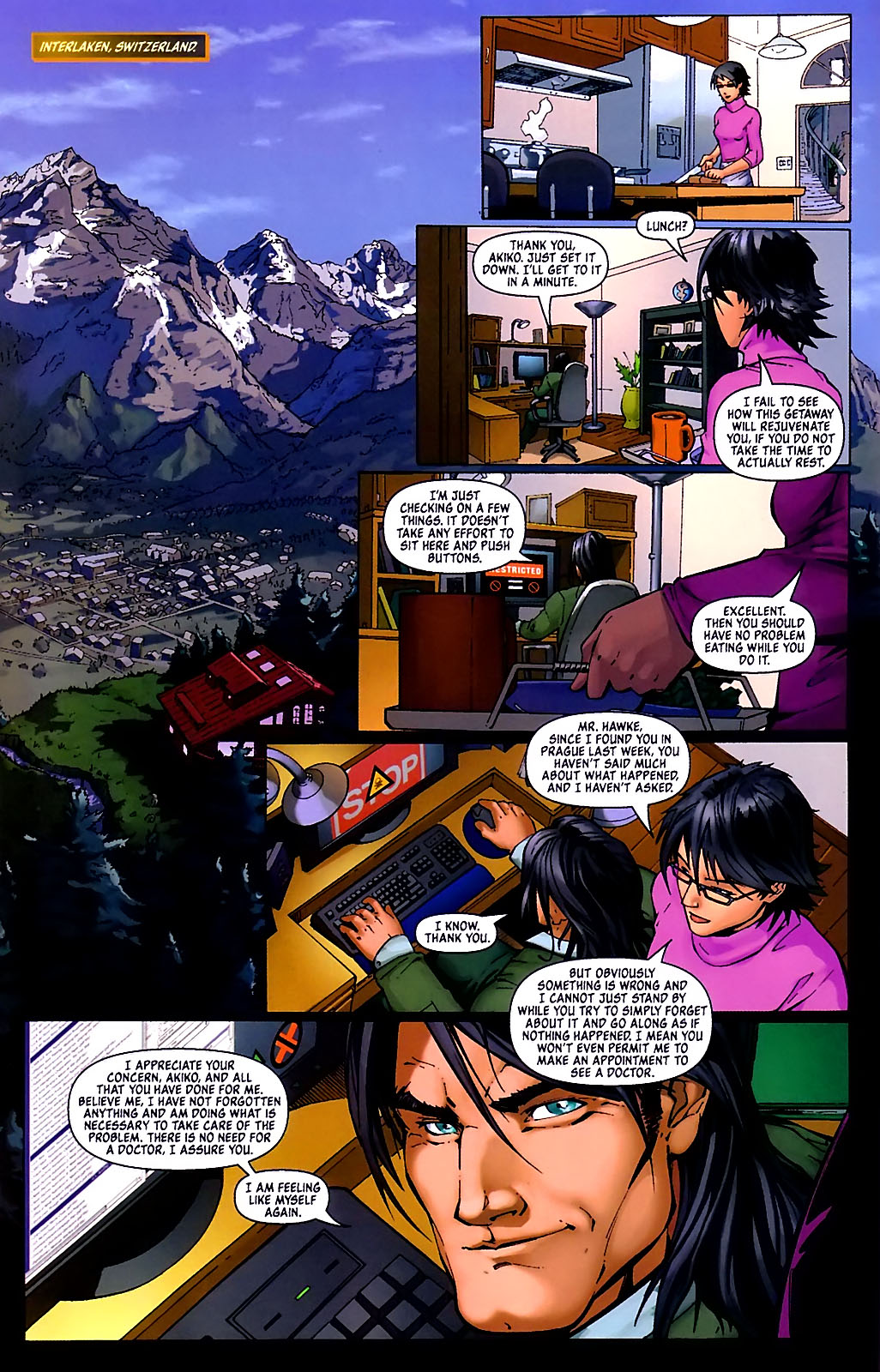 Read online Fathom: Cannon Hawke comic -  Issue #1 - 10