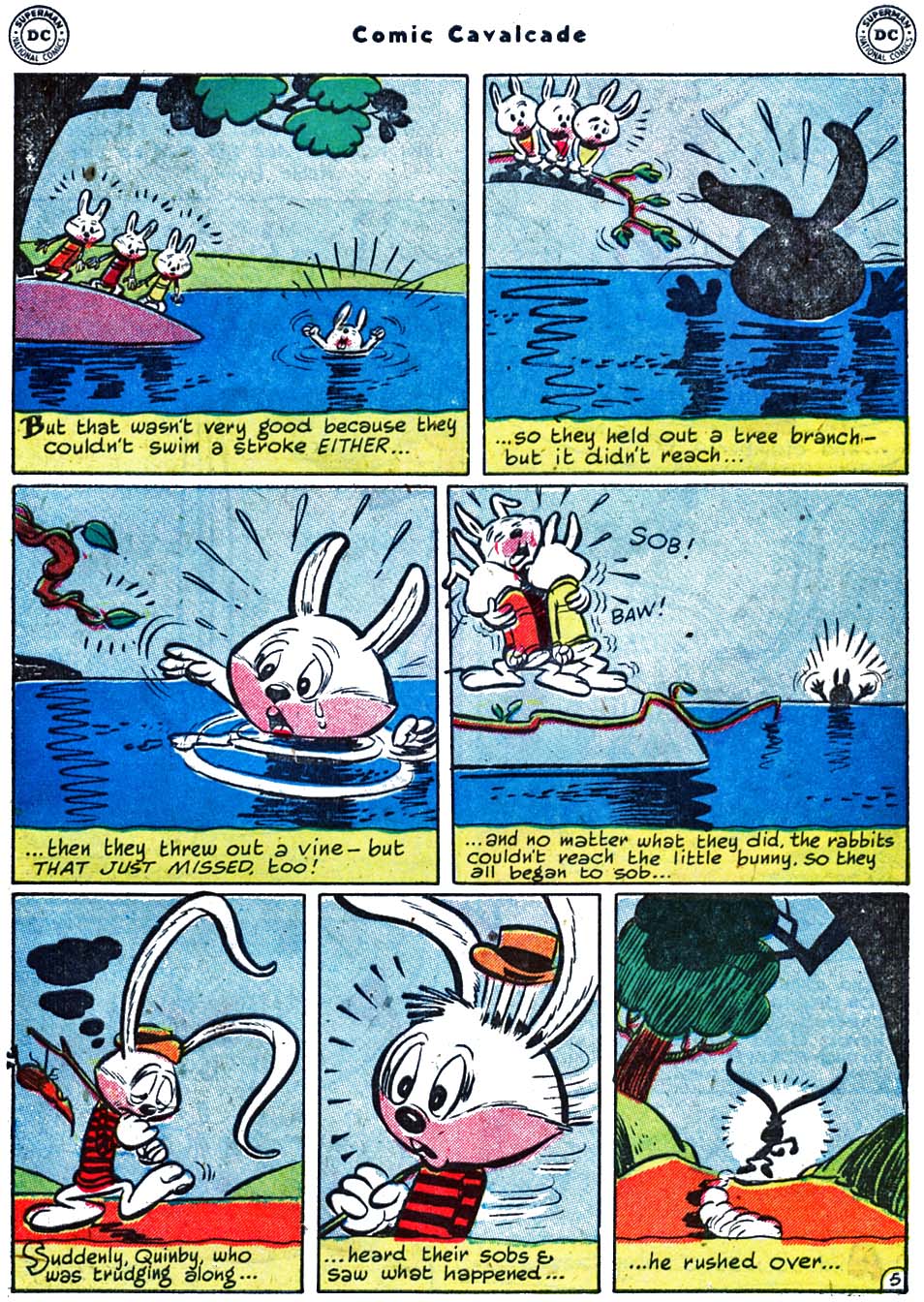 Read online Comic Cavalcade comic -  Issue #47 - 51