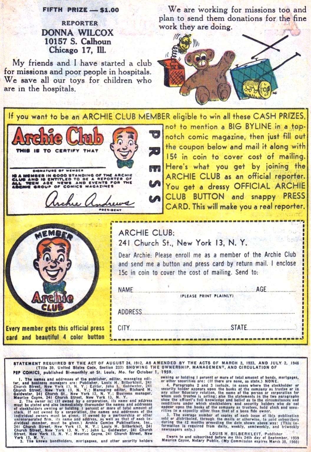 Read online Pep Comics comic -  Issue #138 - 27