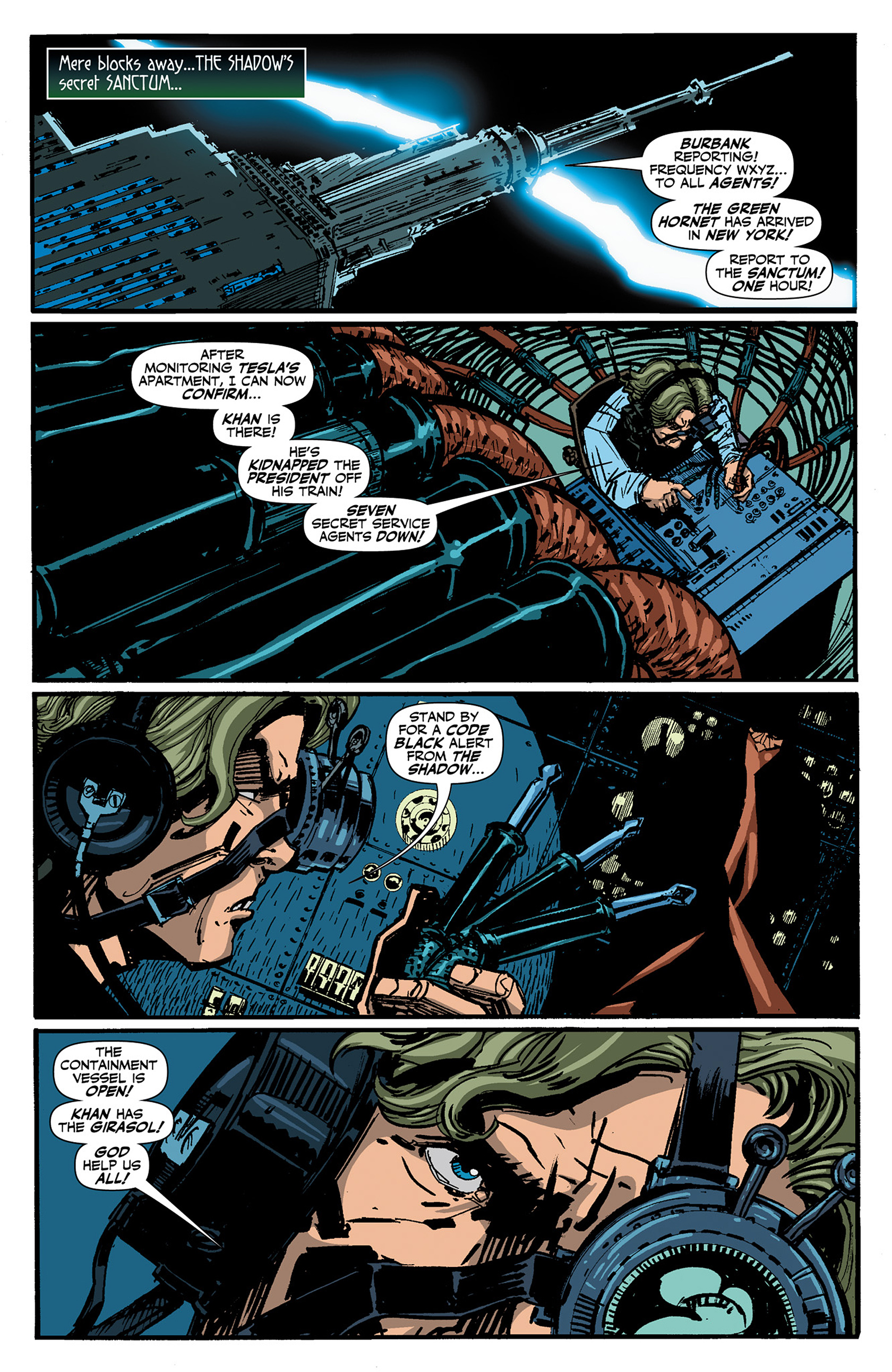 Read online The Shadow/Green Hornet: Dark Nights comic -  Issue #4 - 8