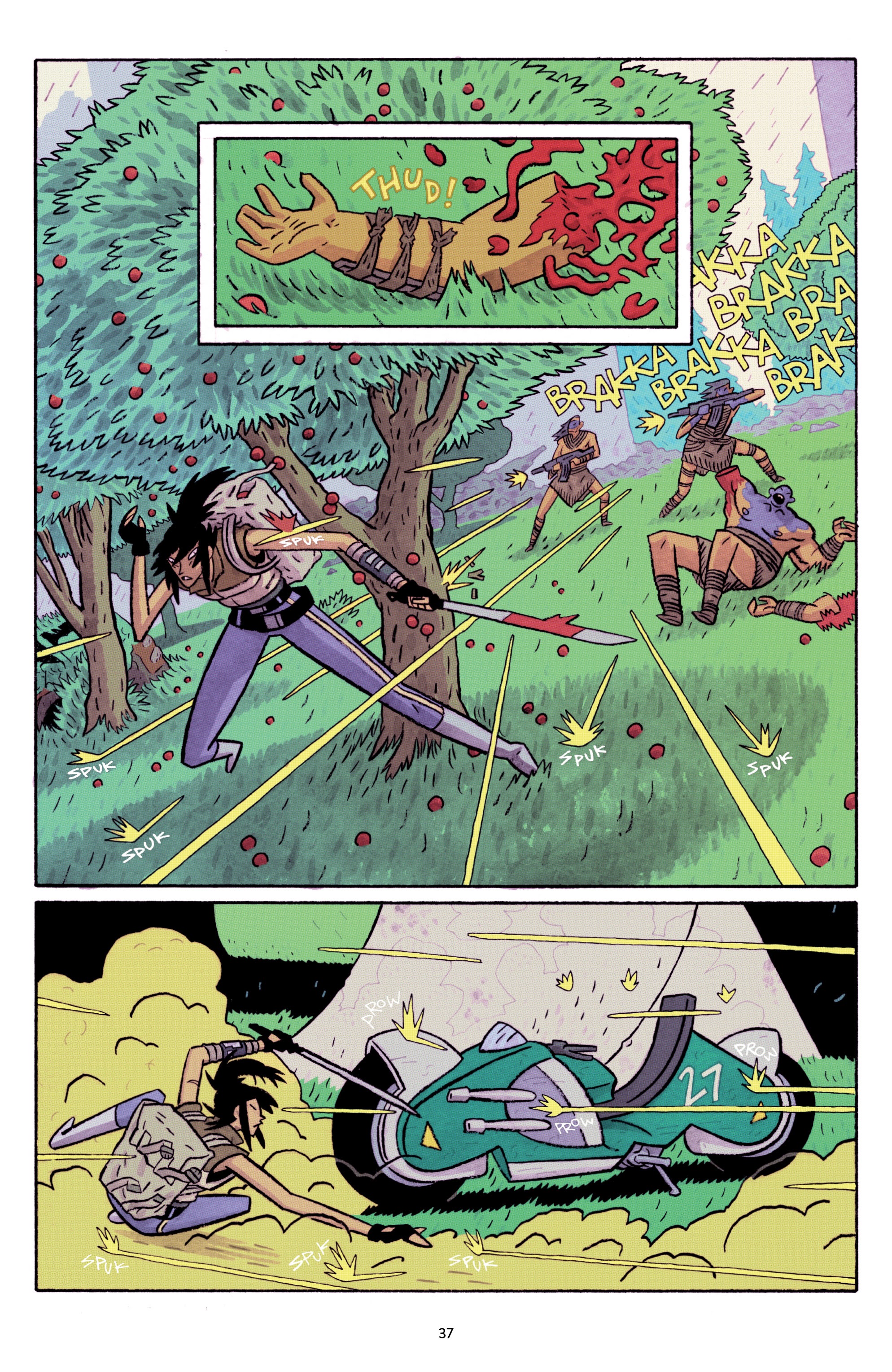 Read online ApocalyptiGirl: An Aria for the End Times (2020) comic -  Issue # TPB - 39