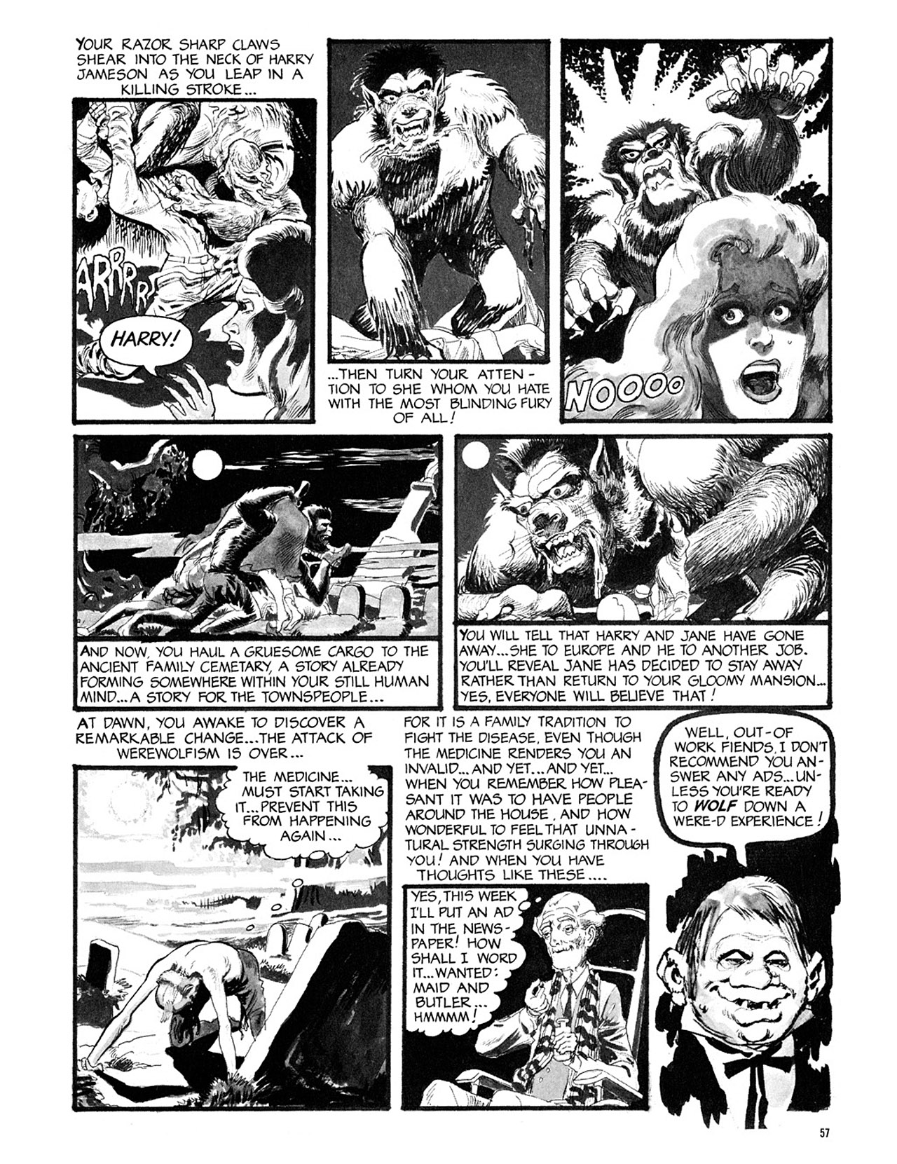 Read online Eerie Archives comic -  Issue # TPB 3 - 58