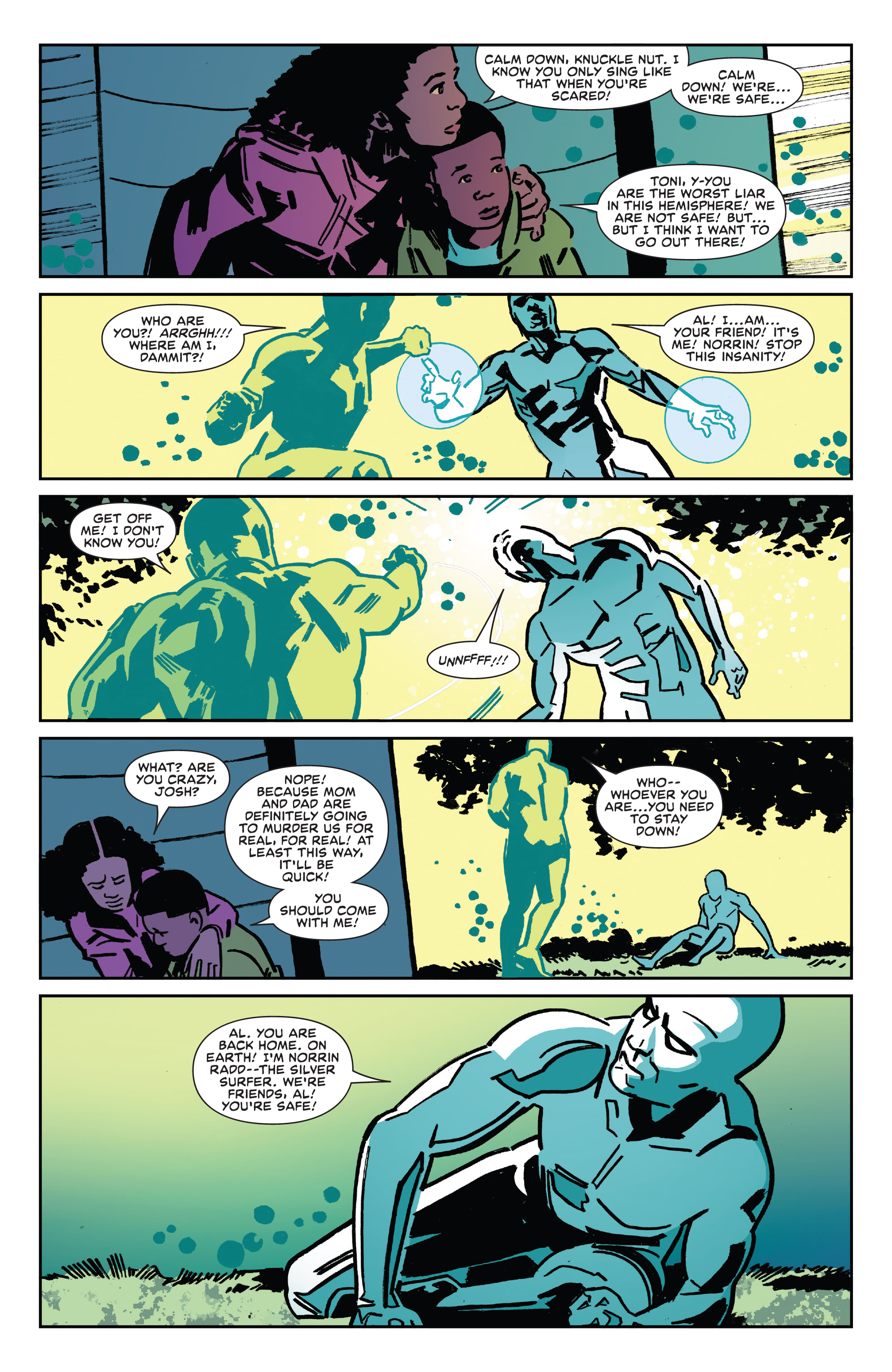 Read online Silver Surfer: Ghost Light comic -  Issue #2 - 4