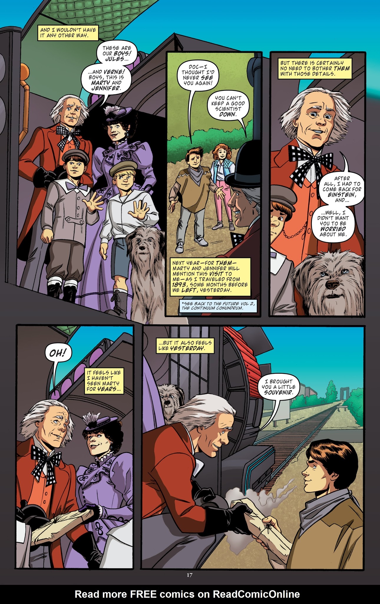 Read online Back to the Future: Tales from the Time Train comic -  Issue #1 - 19