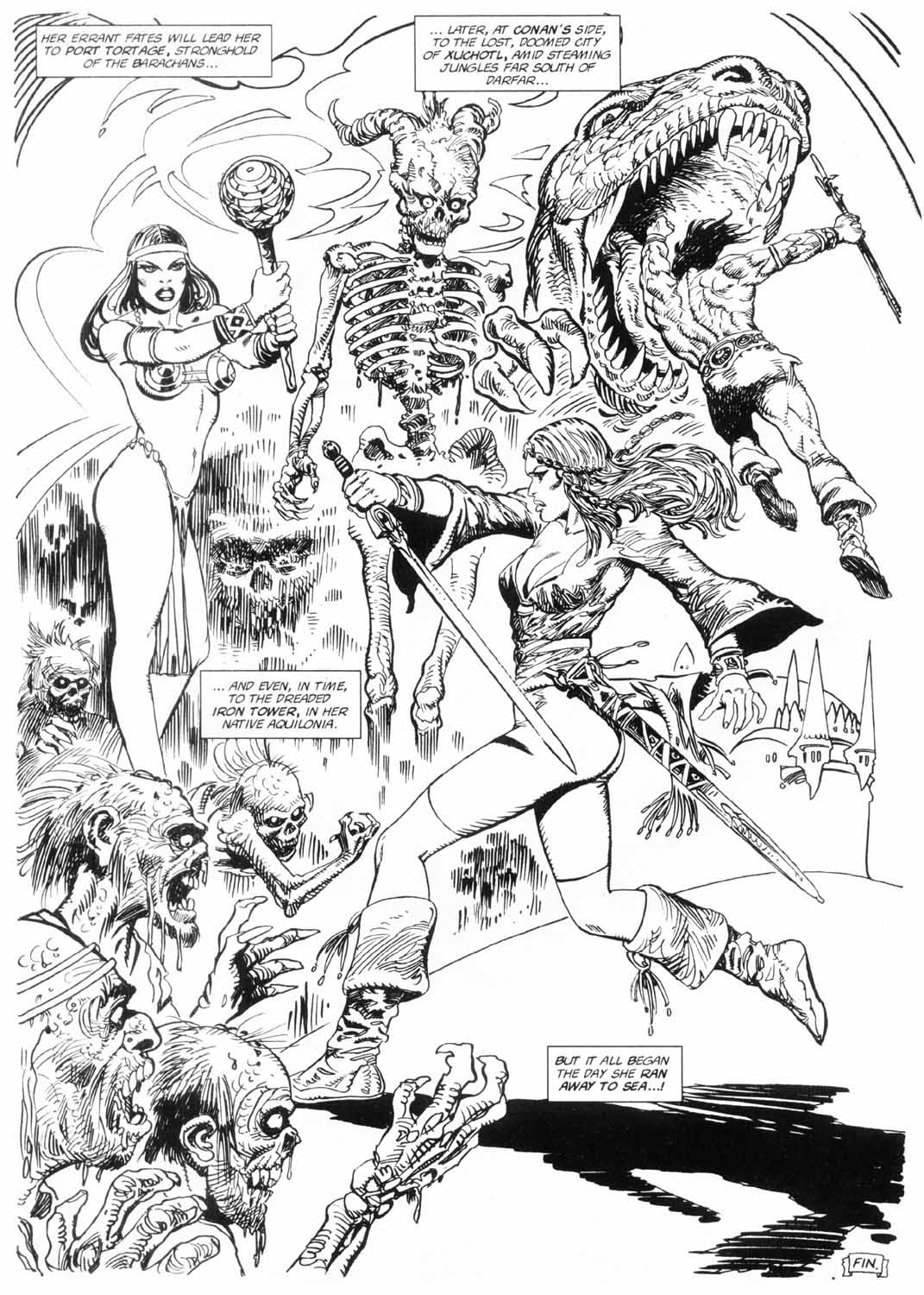 Read online The Savage Sword Of Conan comic -  Issue #225 - 60