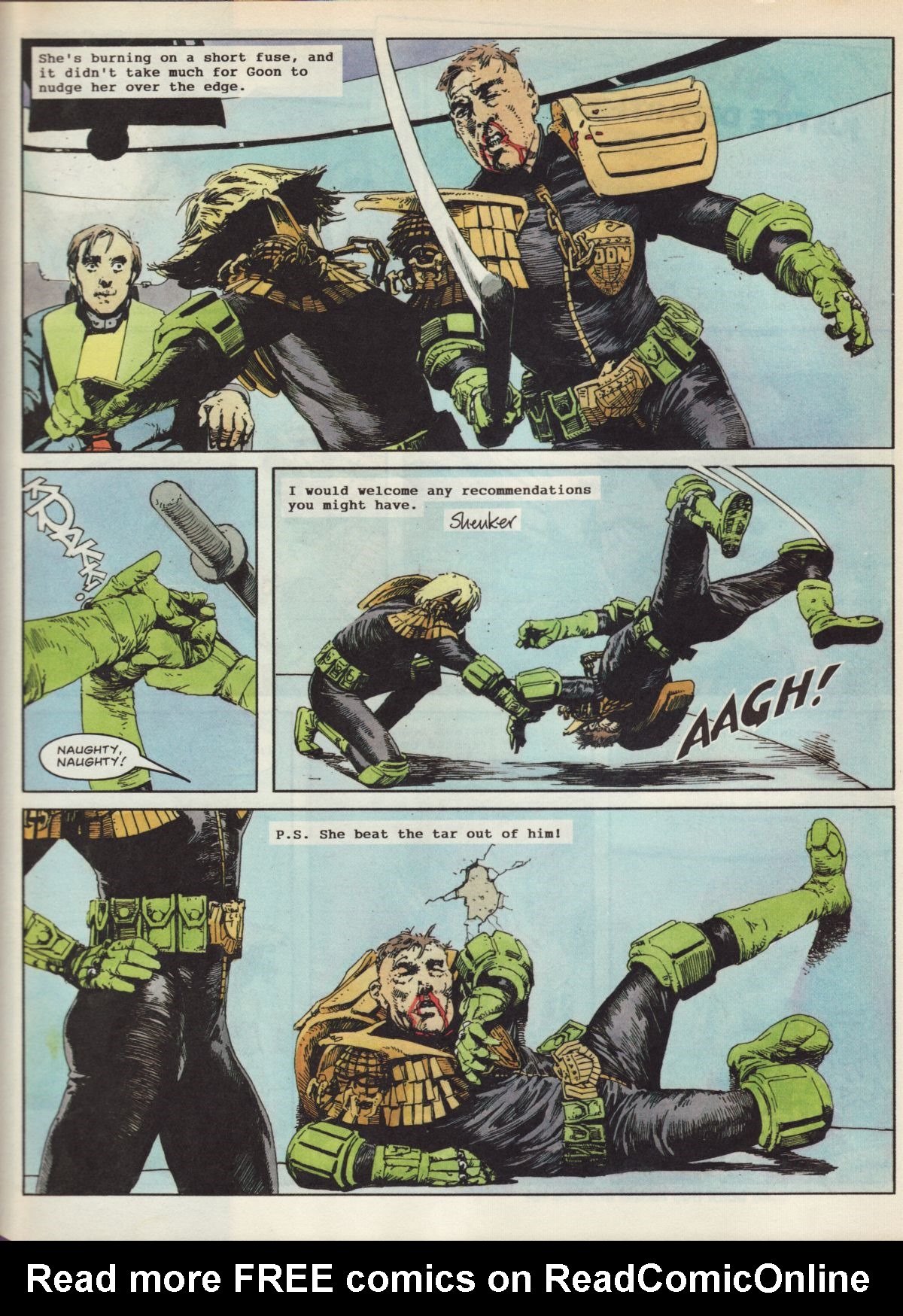 Read online Judge Dredd: The Megazine (vol. 2) comic -  Issue #24 - 22