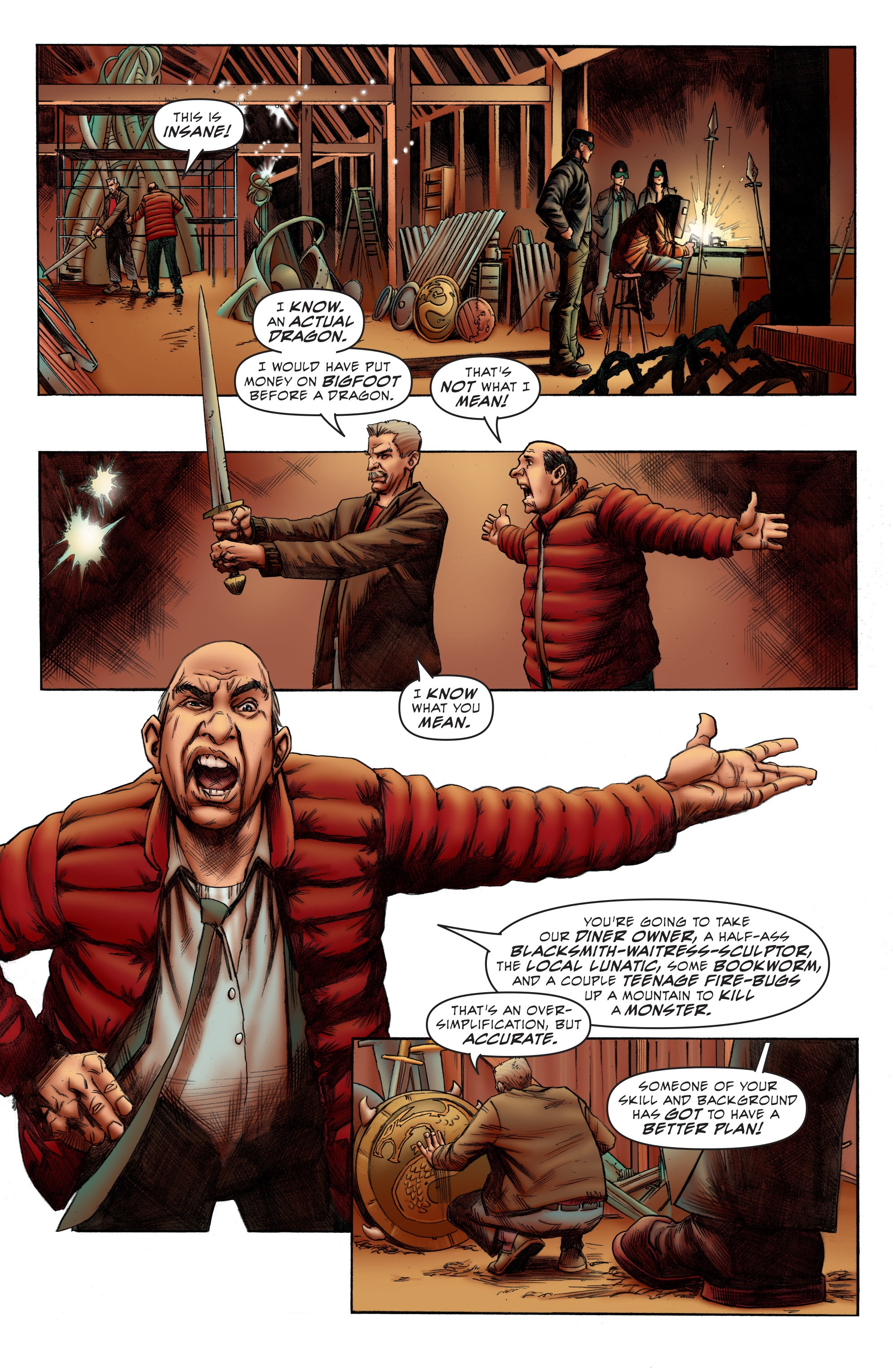 Read online A Town Called Dragon comic -  Issue #4 - 21