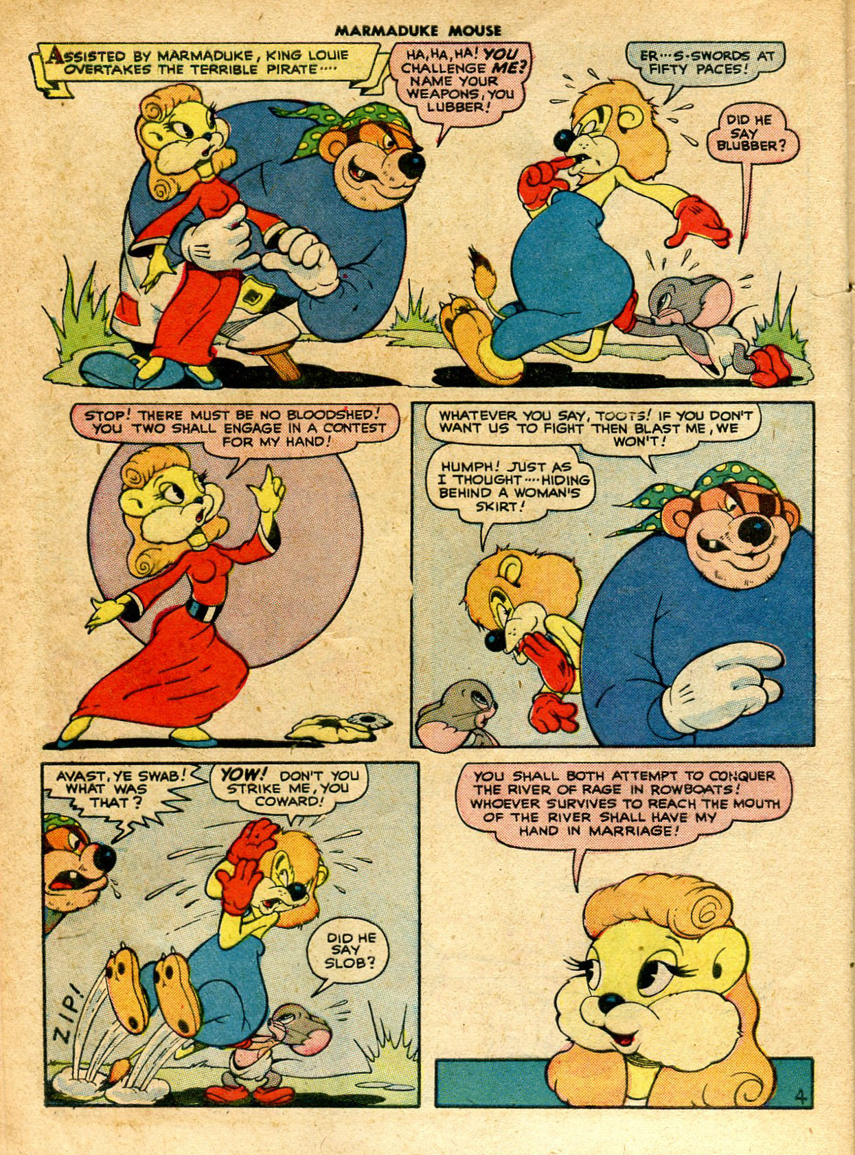 Read online Marmaduke Mouse comic -  Issue #6 - 6