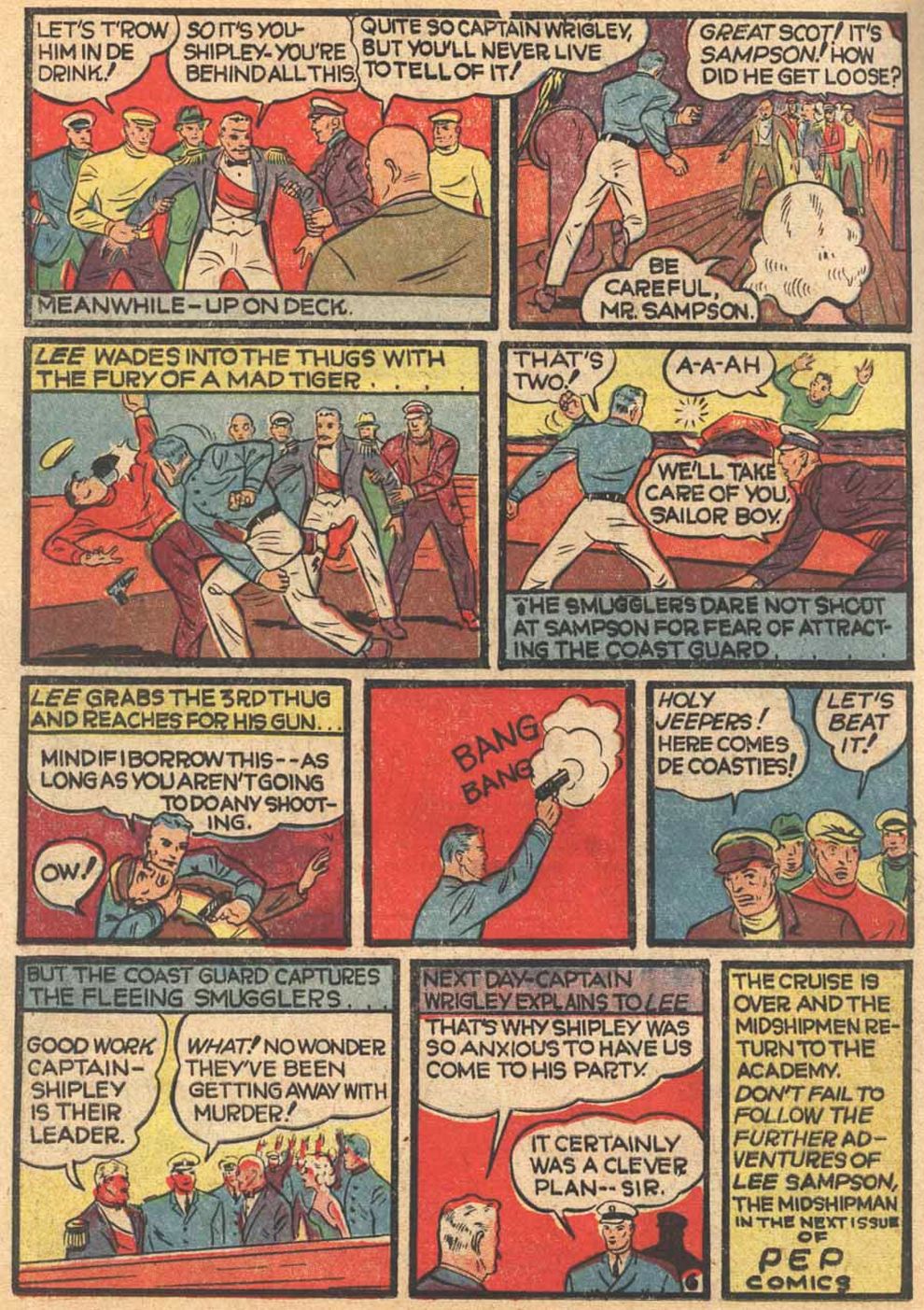 Read online Pep Comics comic -  Issue #7 - 46