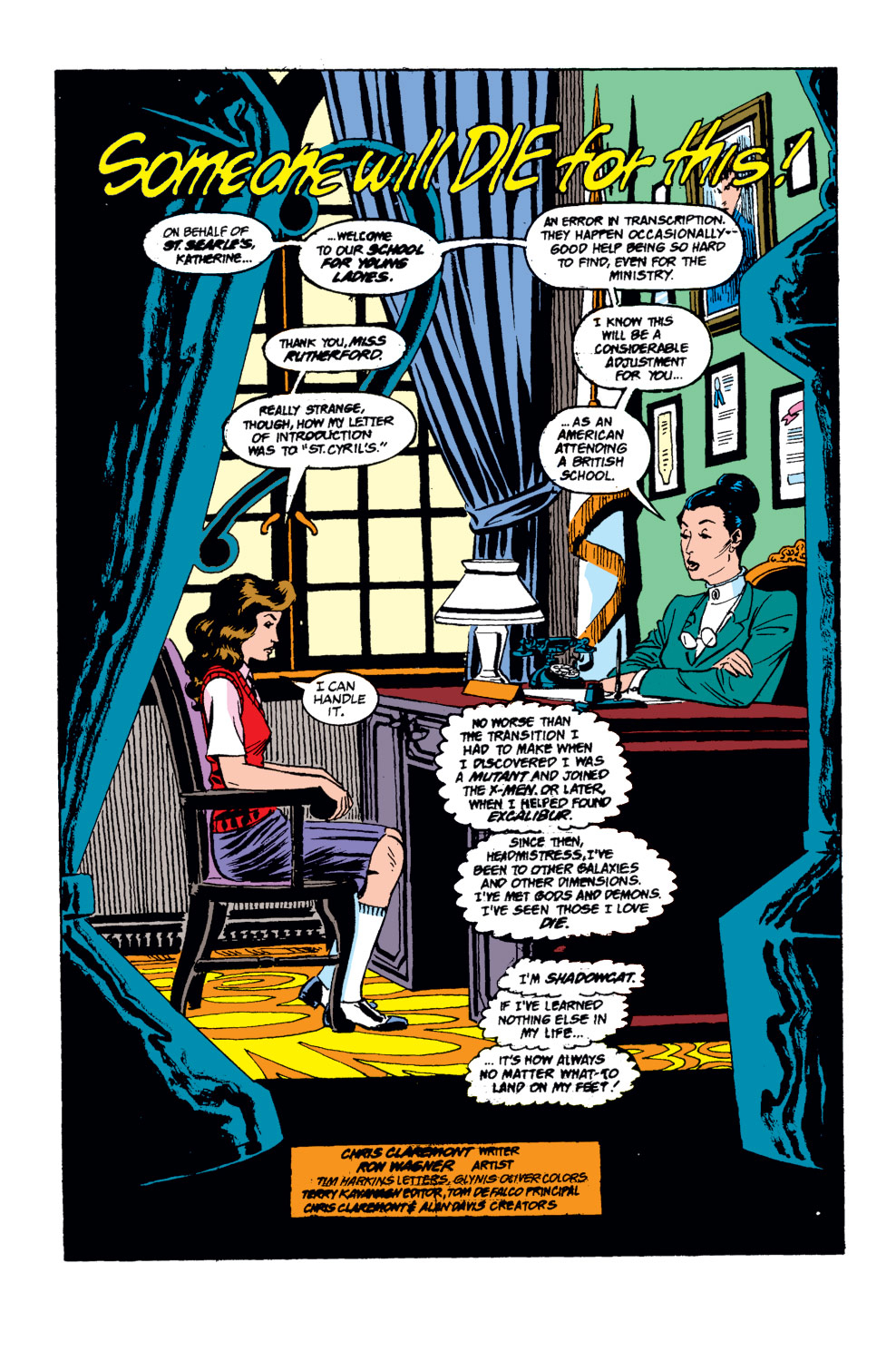 Read online Excalibur (1988) comic -  Issue #32 - 7