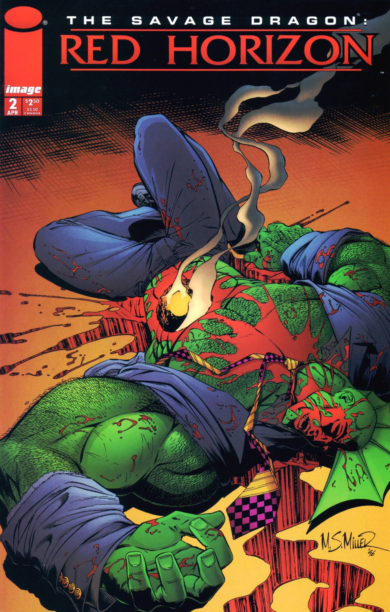 Read online Savage Dragon: Red Horizon comic -  Issue #2 - 1