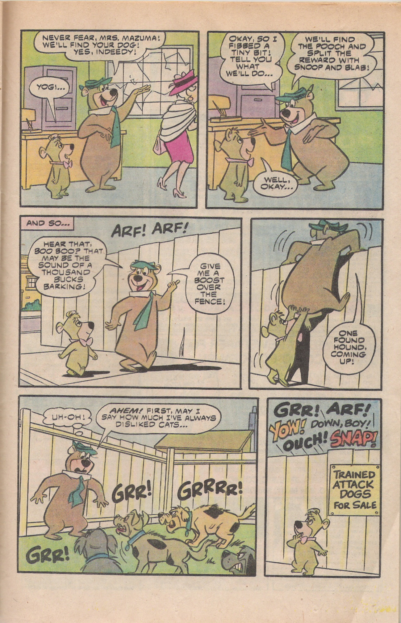 Read online Yogi Bear comic -  Issue #5 - 25