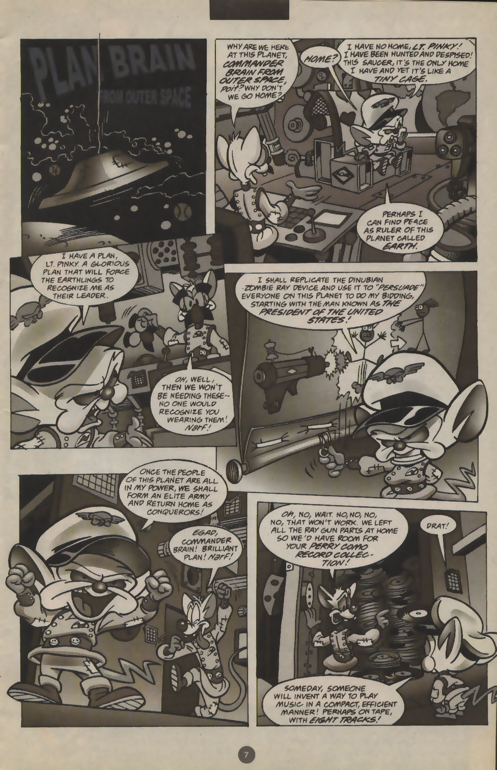 Read online Pinky and The Brain comic -  Issue #6 - 8