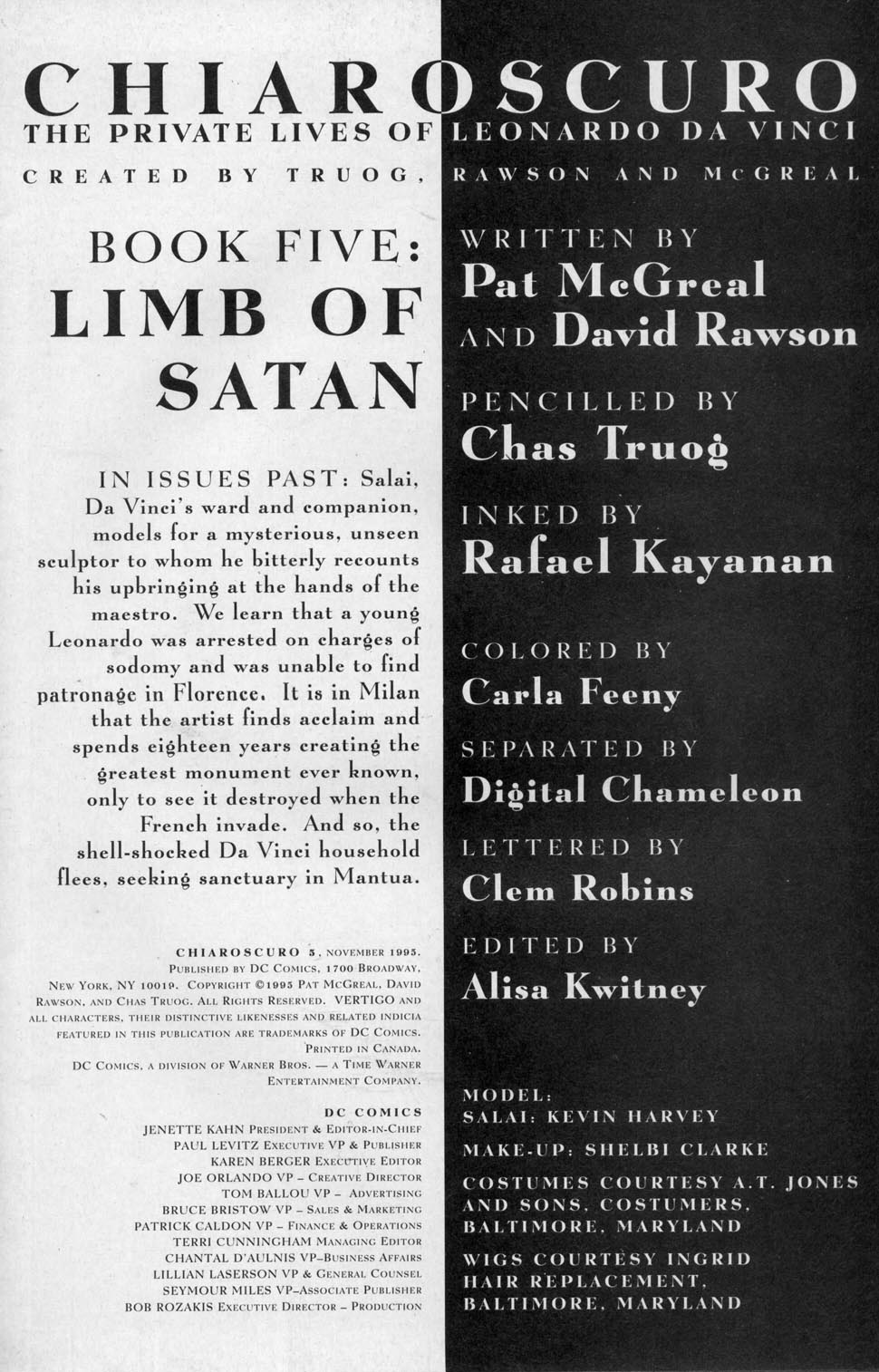 Read online Chiaroscuro comic -  Issue #5 - 2