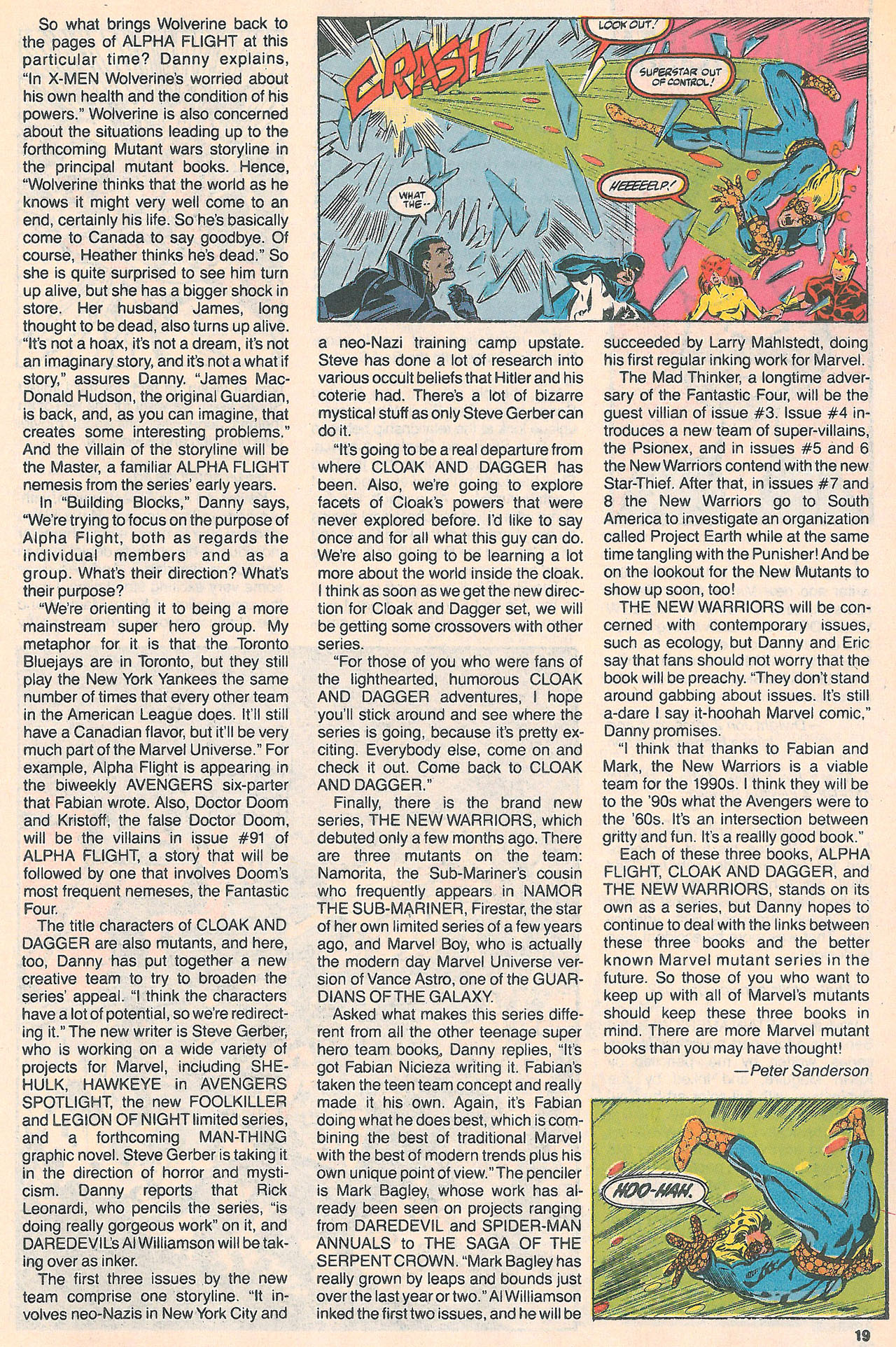 Read online Marvel Age comic -  Issue #93 - 20