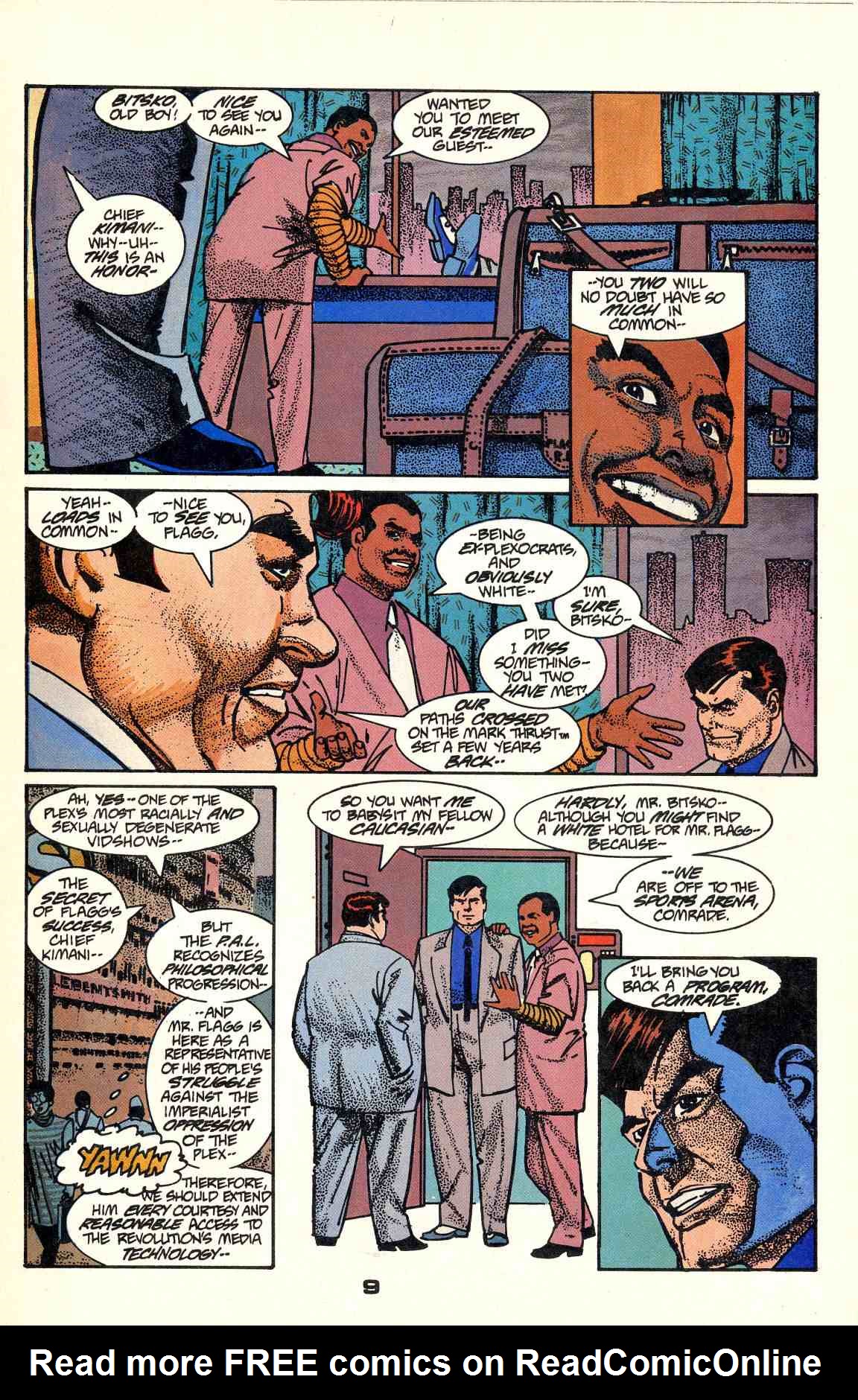 Read online Howard Chaykin's American Flagg comic -  Issue #2 - 11