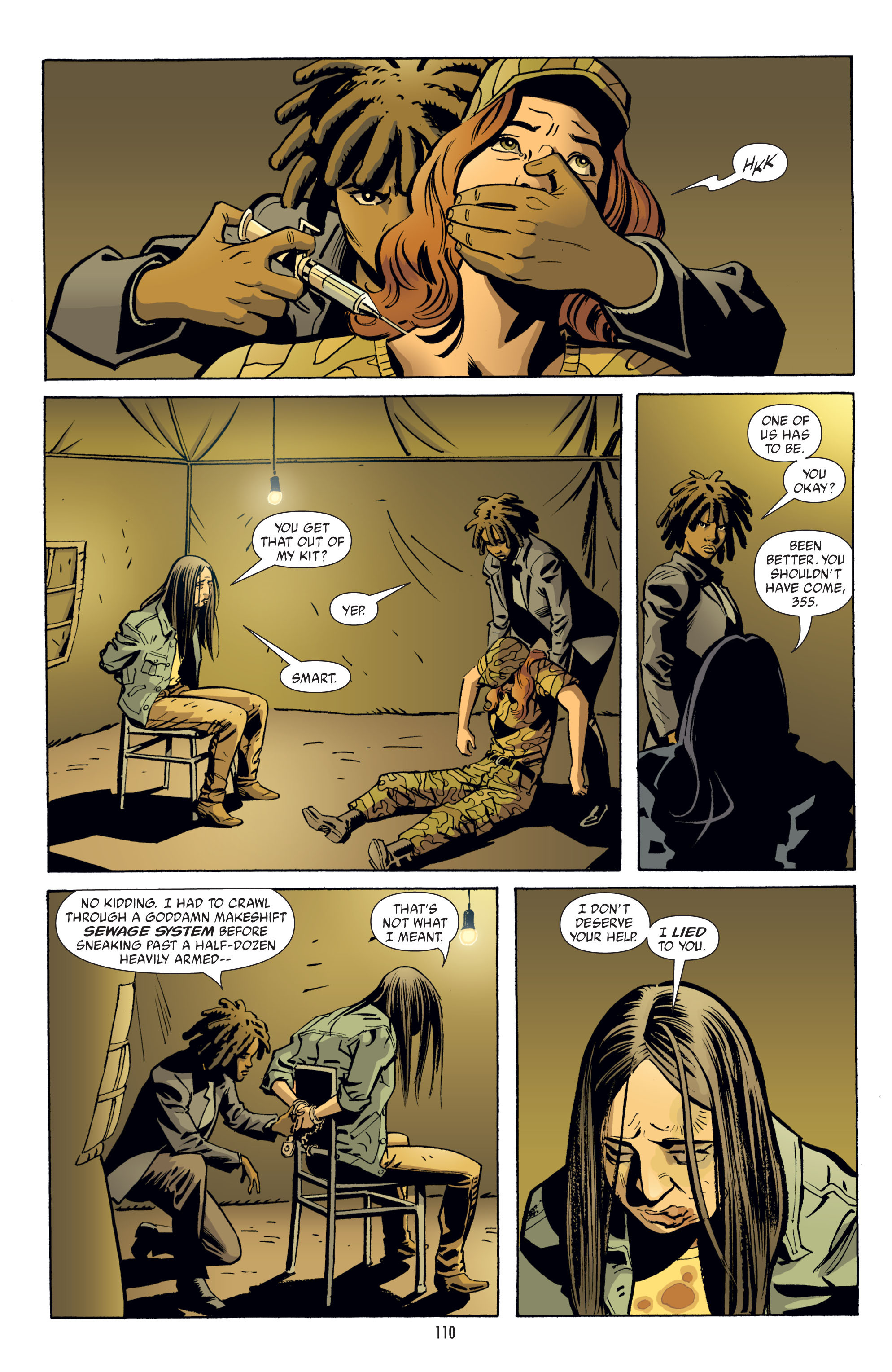 Read online Y: The Last Man (2002) comic -  Issue # _TPB 4 - 110