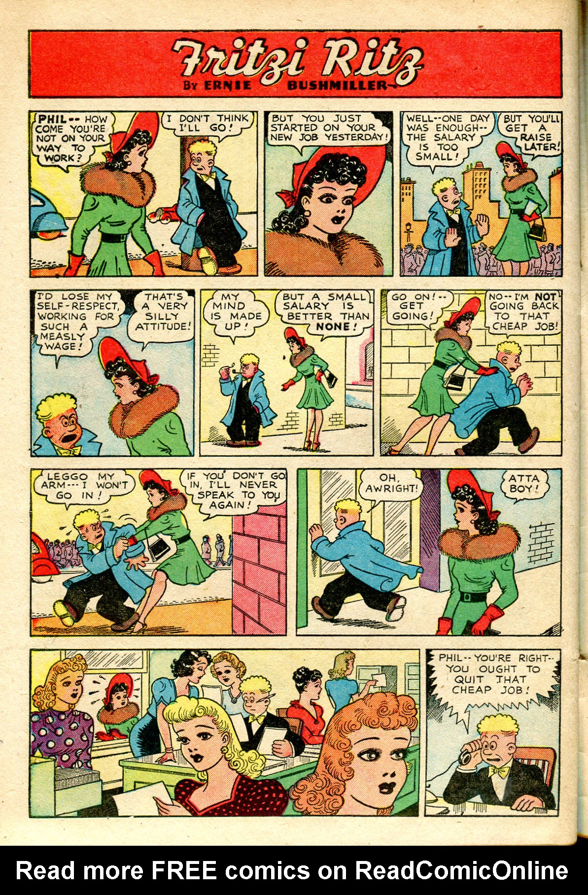Read online Fritzi Ritz (1948) comic -  Issue #7 - 30