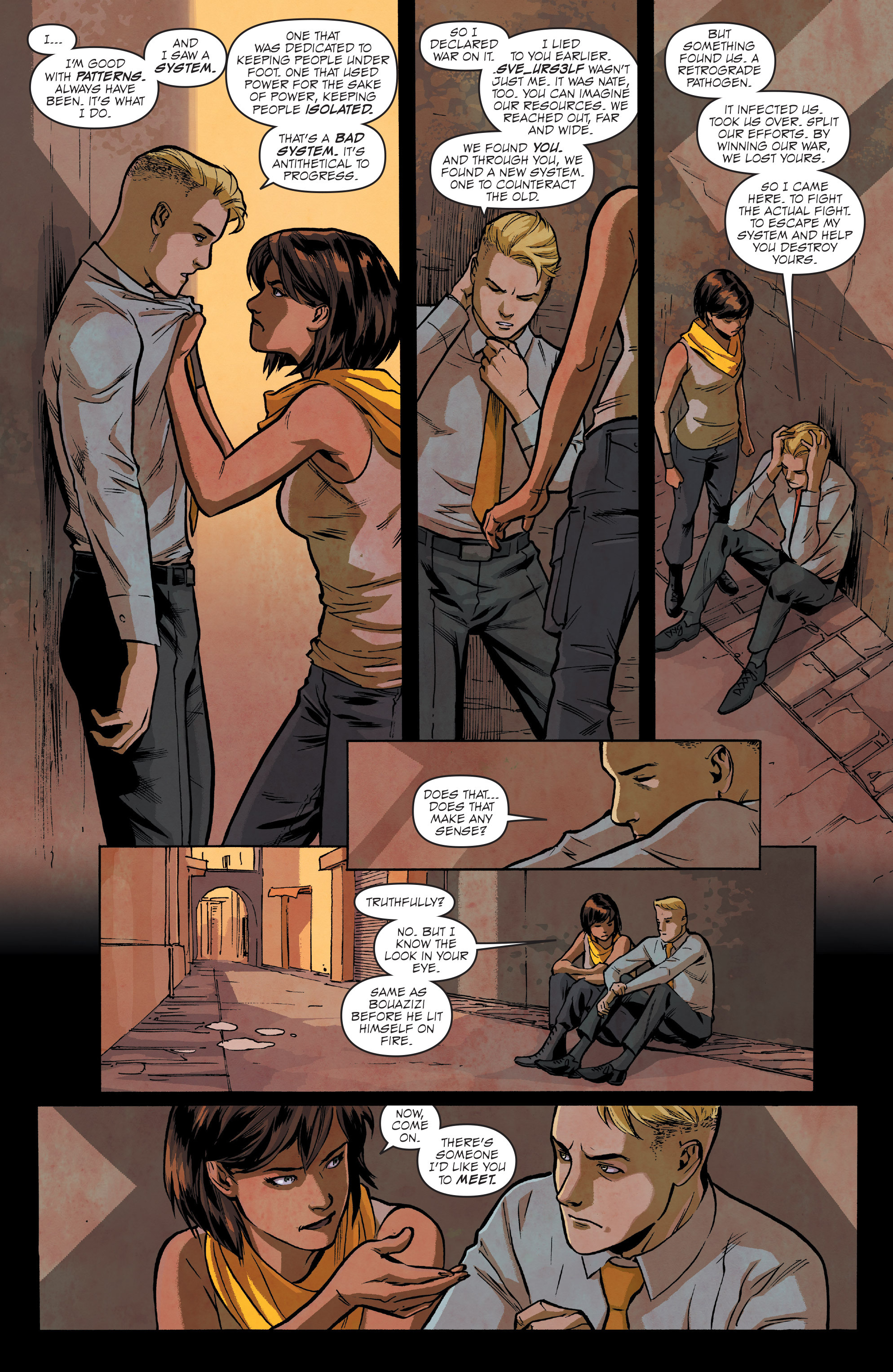 Read online Hacktivist comic -  Issue #3 - 13