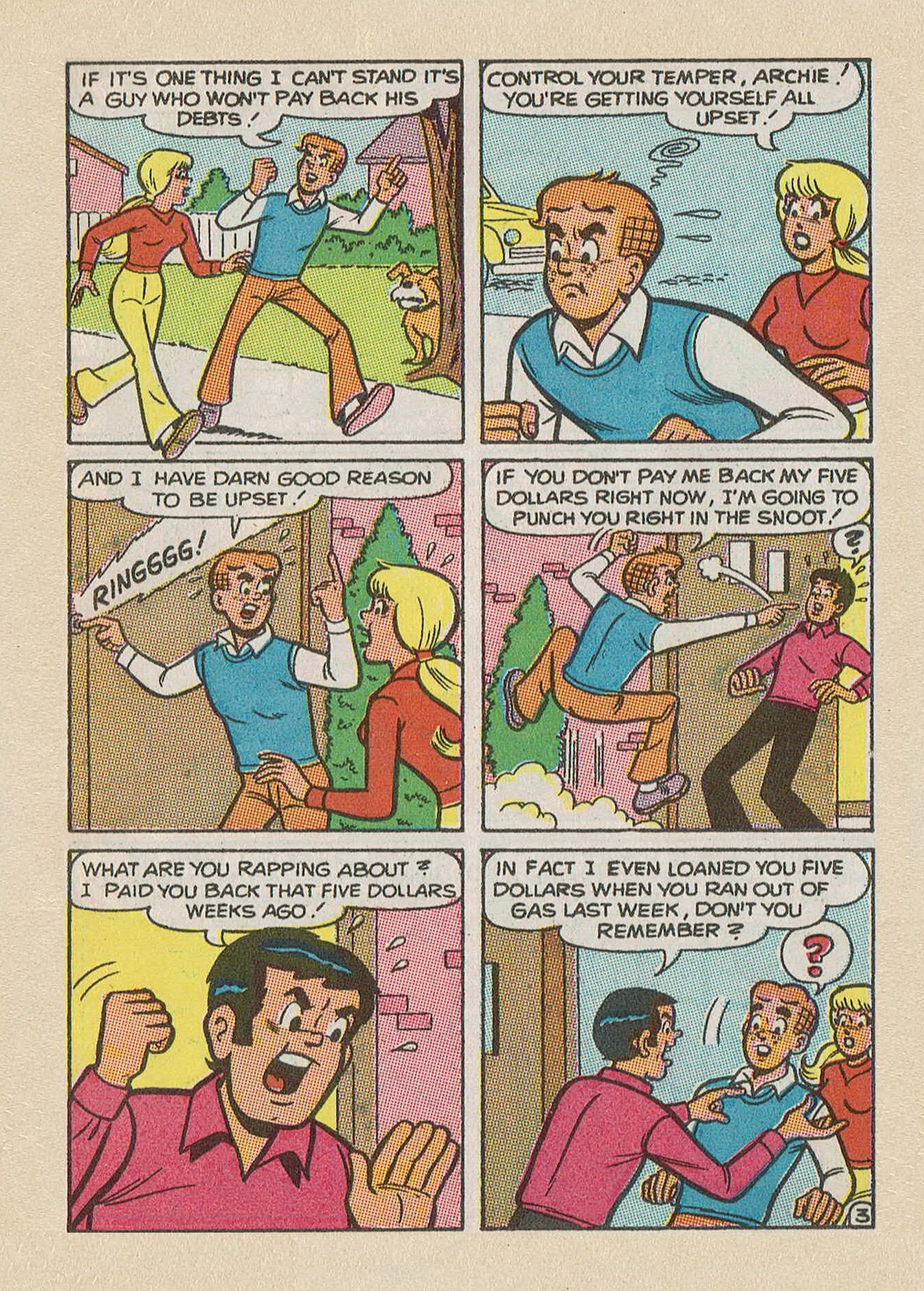 Read online Betty and Veronica Digest Magazine comic -  Issue #48 - 52