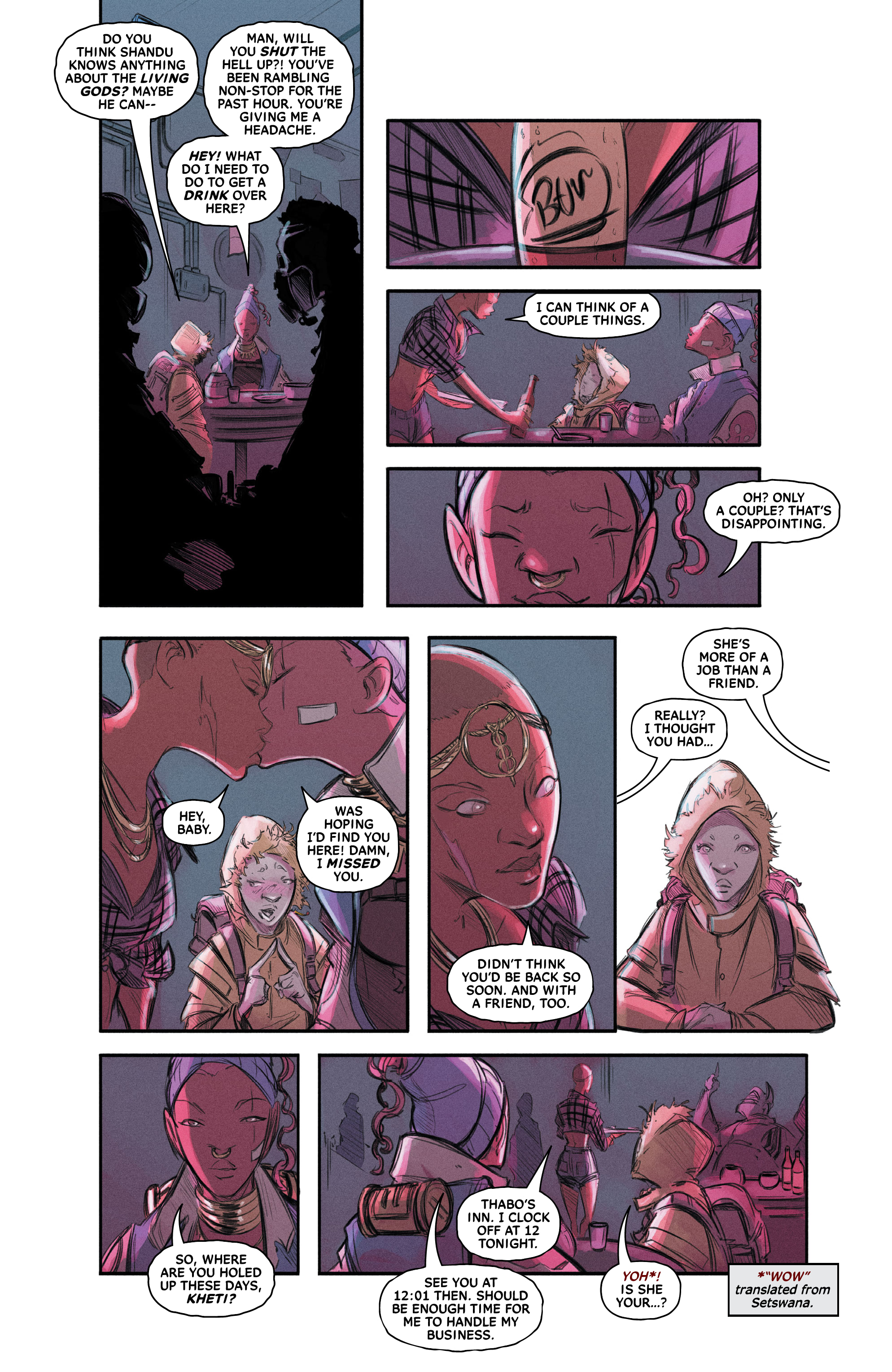 Read online Land of the Living Gods comic -  Issue #3 - 4