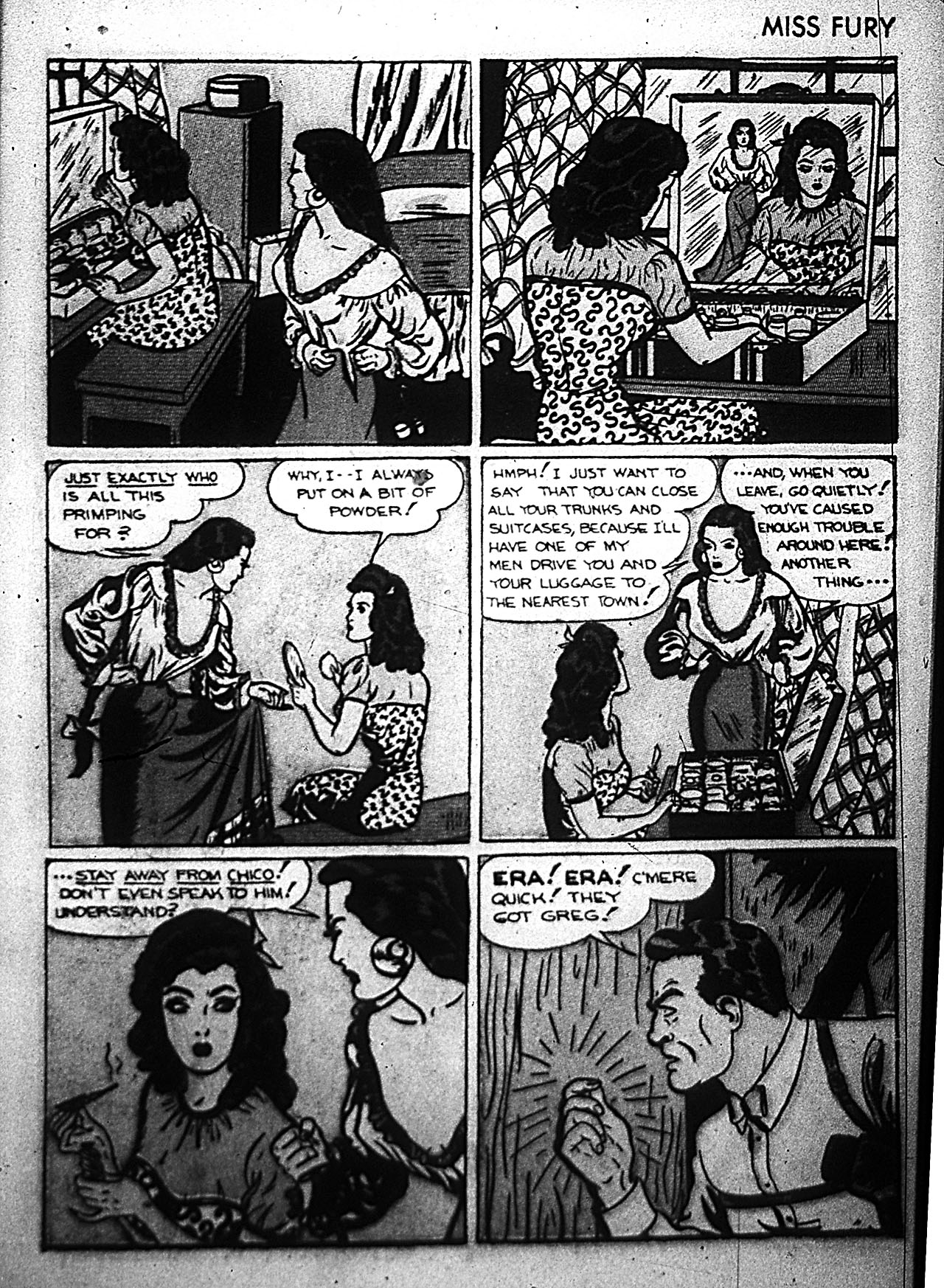 Read online Miss Fury (1942) comic -  Issue #3 - 19
