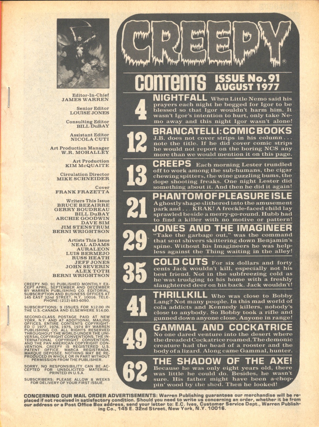 Creepy (1964) Issue #91 #91 - English 3