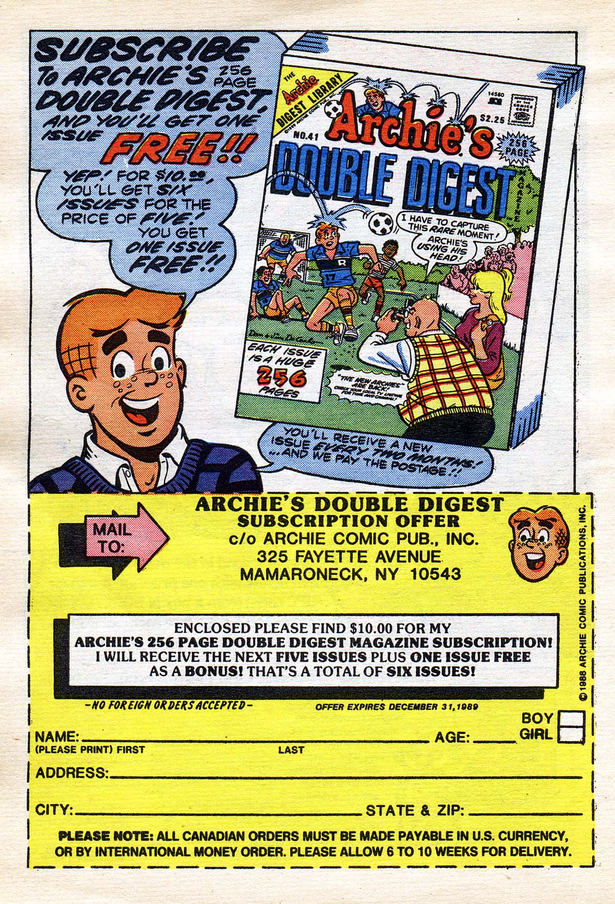 Read online Archie Annual Digest Magazine comic -  Issue #55 - 25