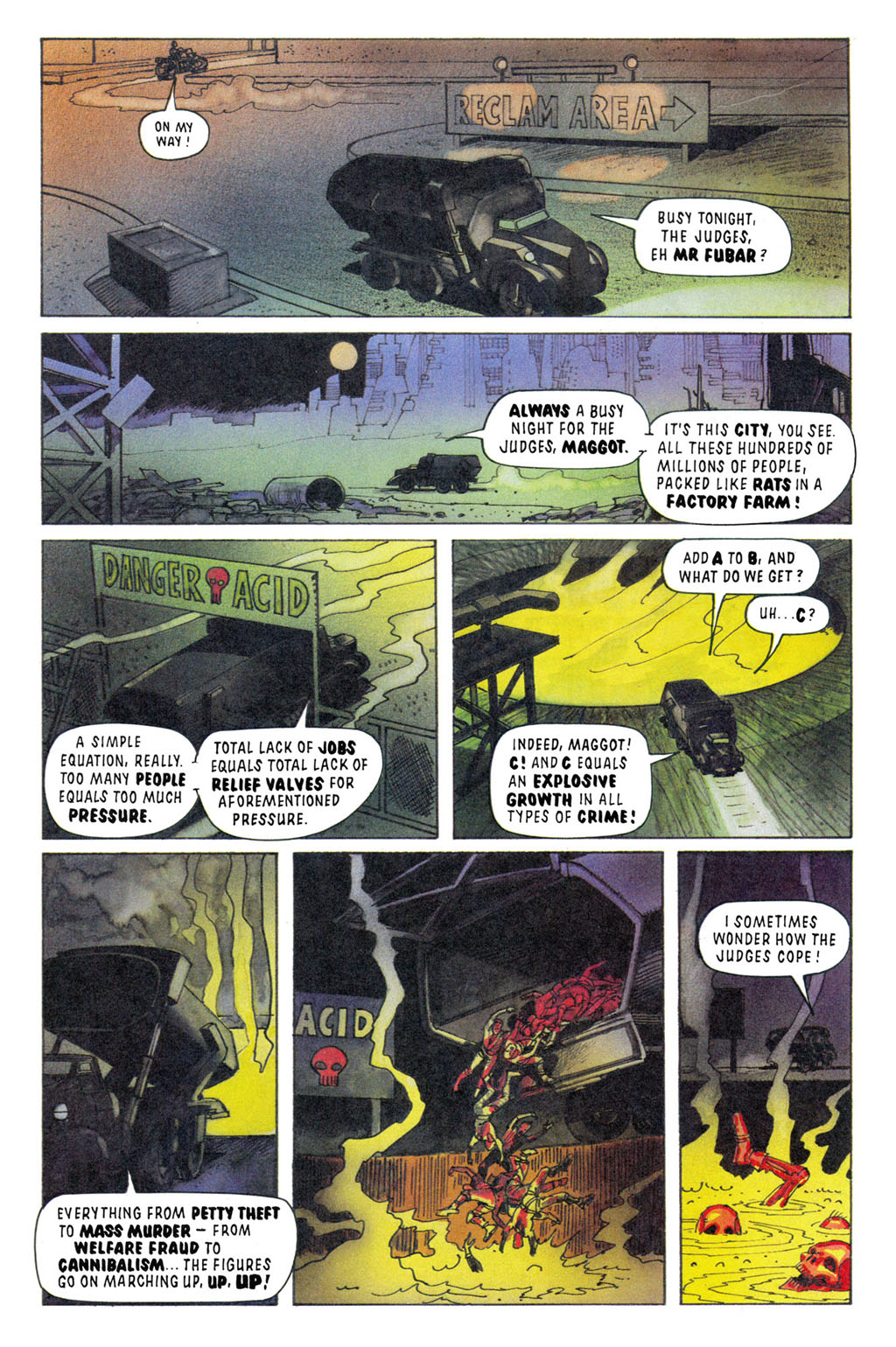 Read online Judge Dredd: The Megazine comic -  Issue #1 - 9