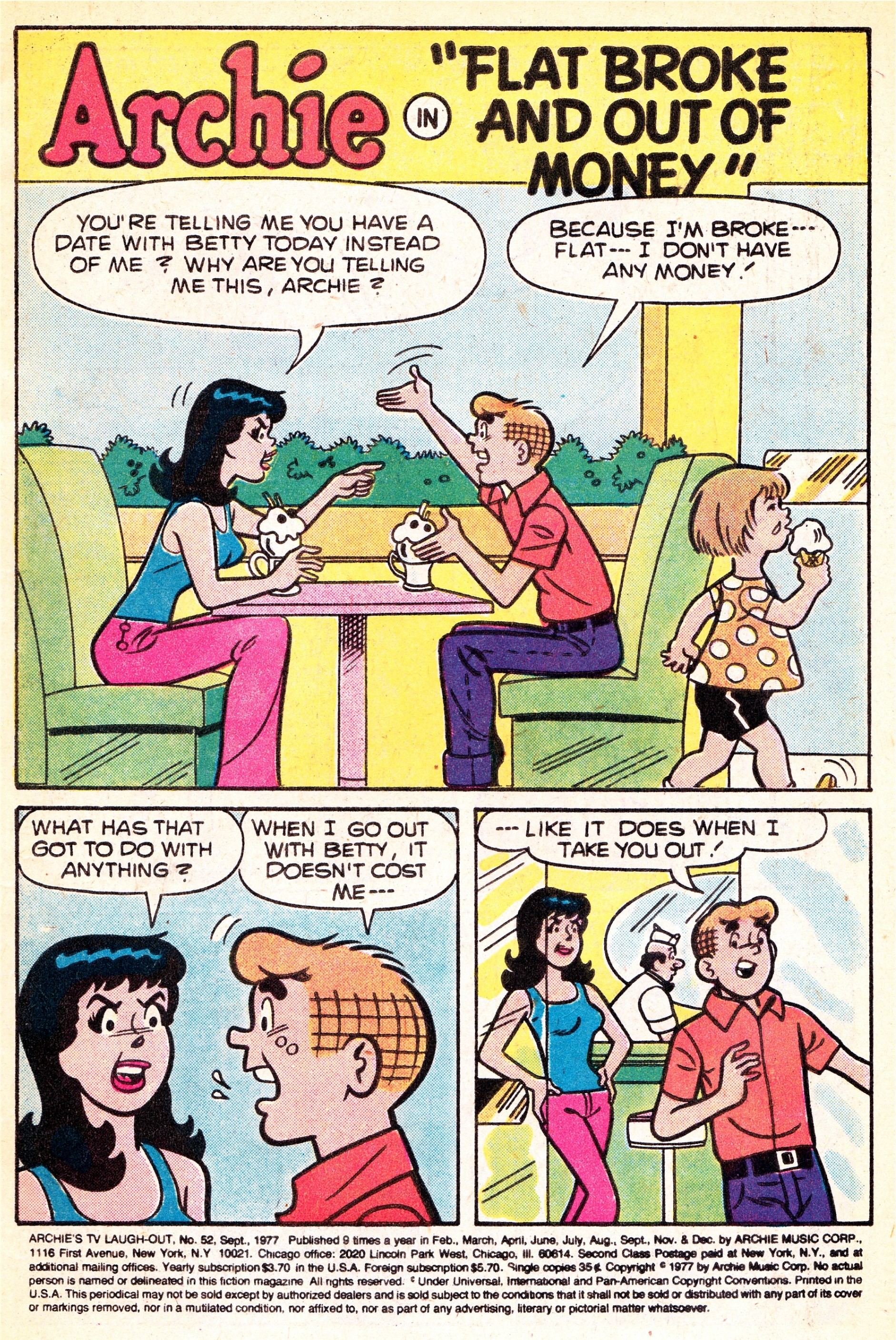 Read online Archie's TV Laugh-Out comic -  Issue #52 - 3
