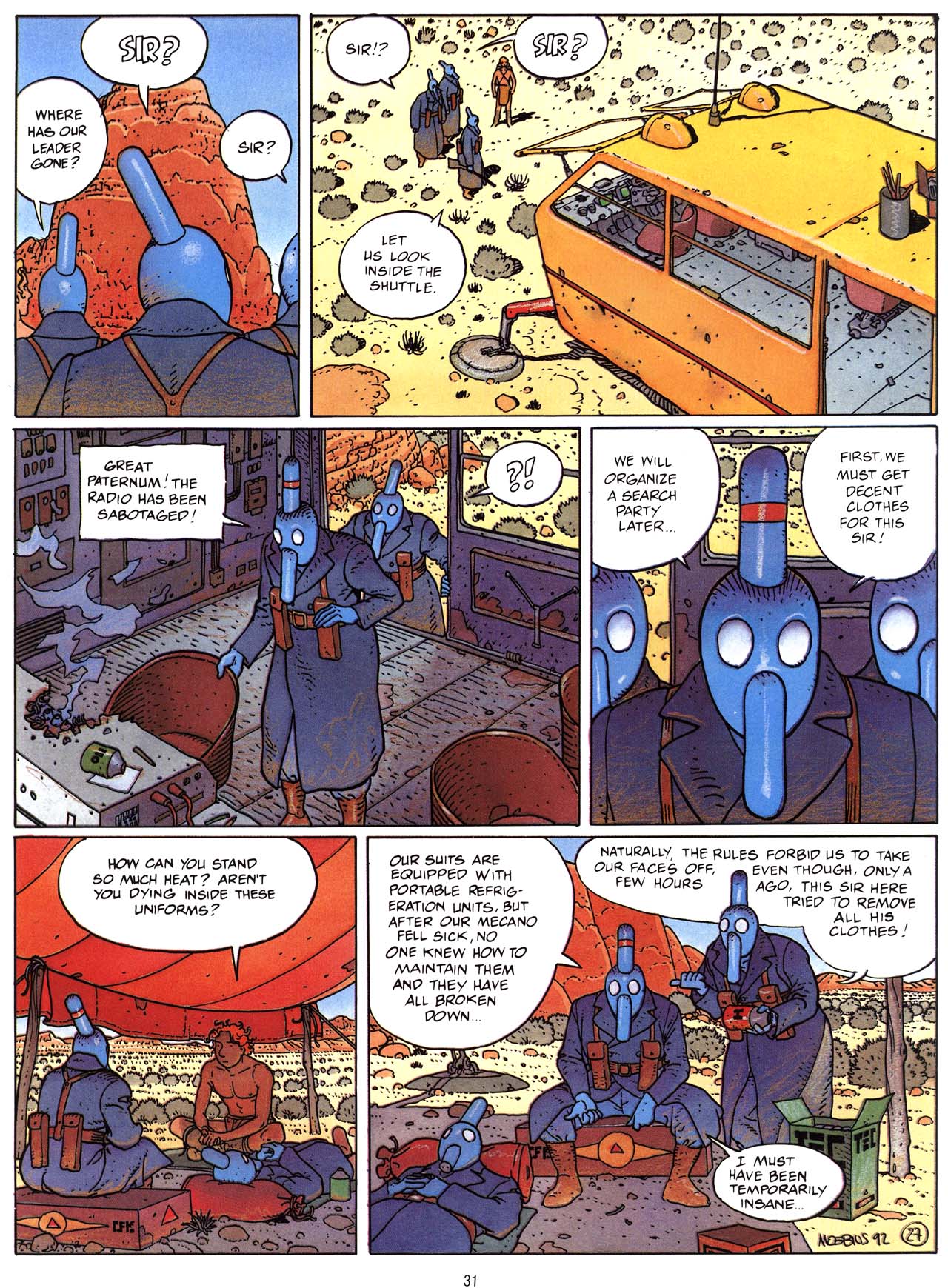 Read online Epic Graphic Novel: Moebius comic -  Issue # TPB 9 - 33
