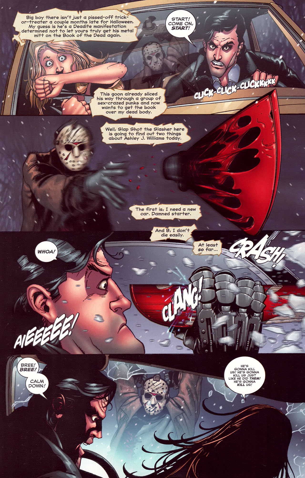 Read online Freddy Vs Jason Vs Ash comic -  Issue #3 - 2