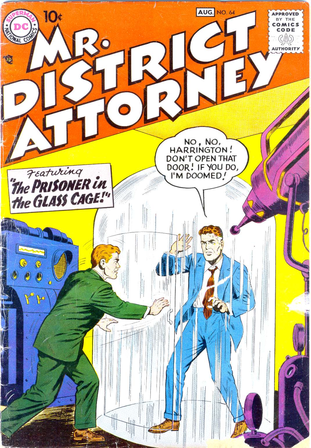 Read online Mr. District Attorney comic -  Issue #64 - 1