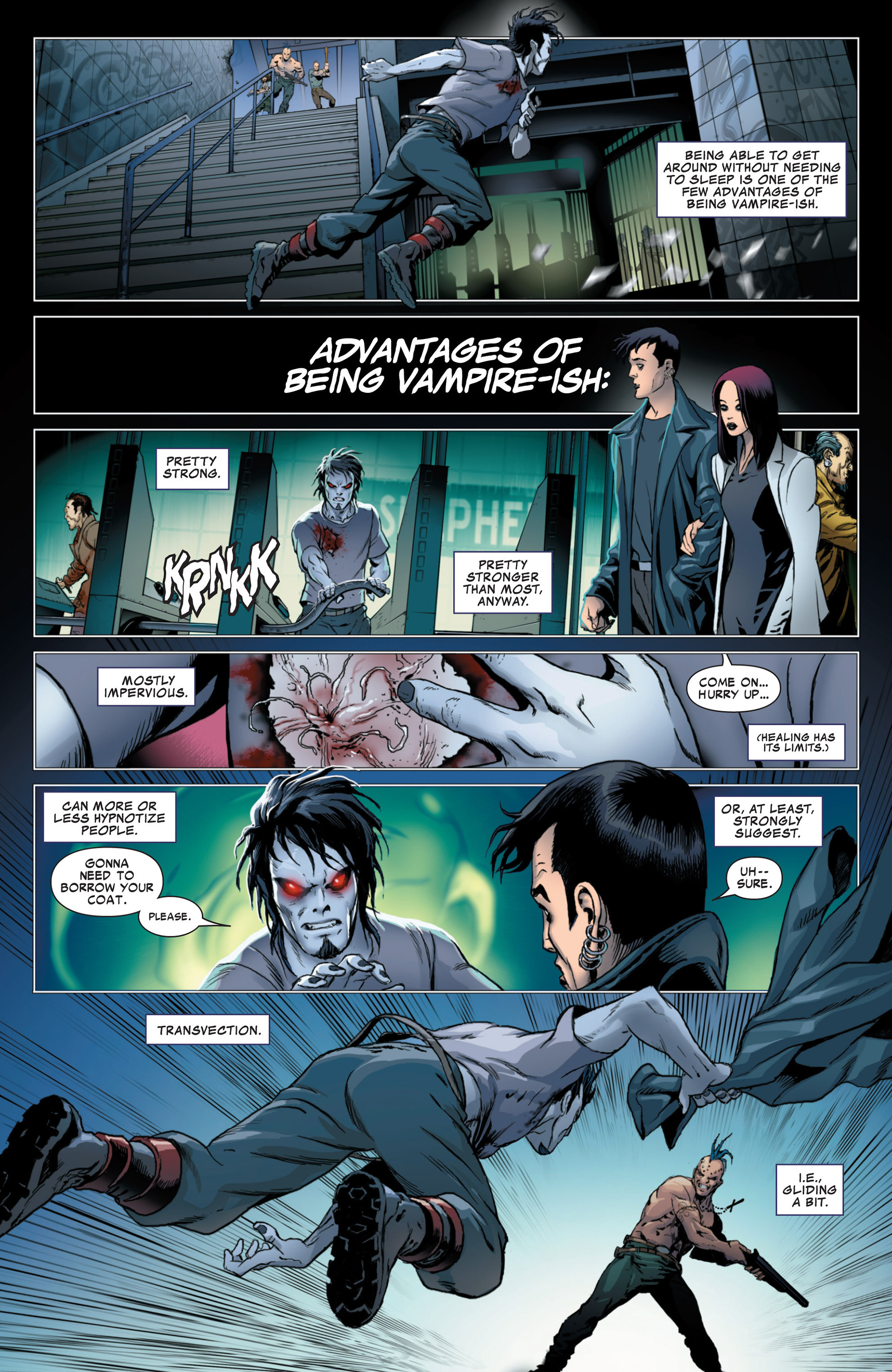 Read online Morbius: The Living Vampire comic -  Issue #1 - 4