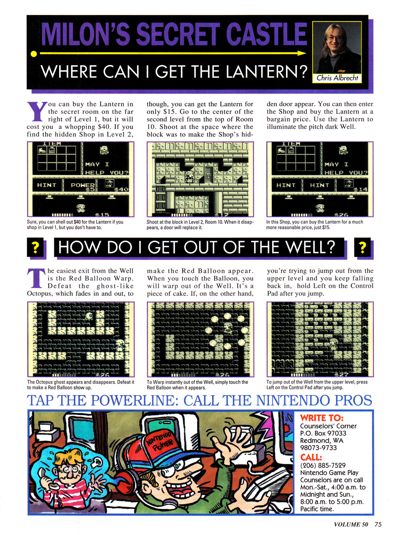 Read online Nintendo Power comic -  Issue #50 - 79