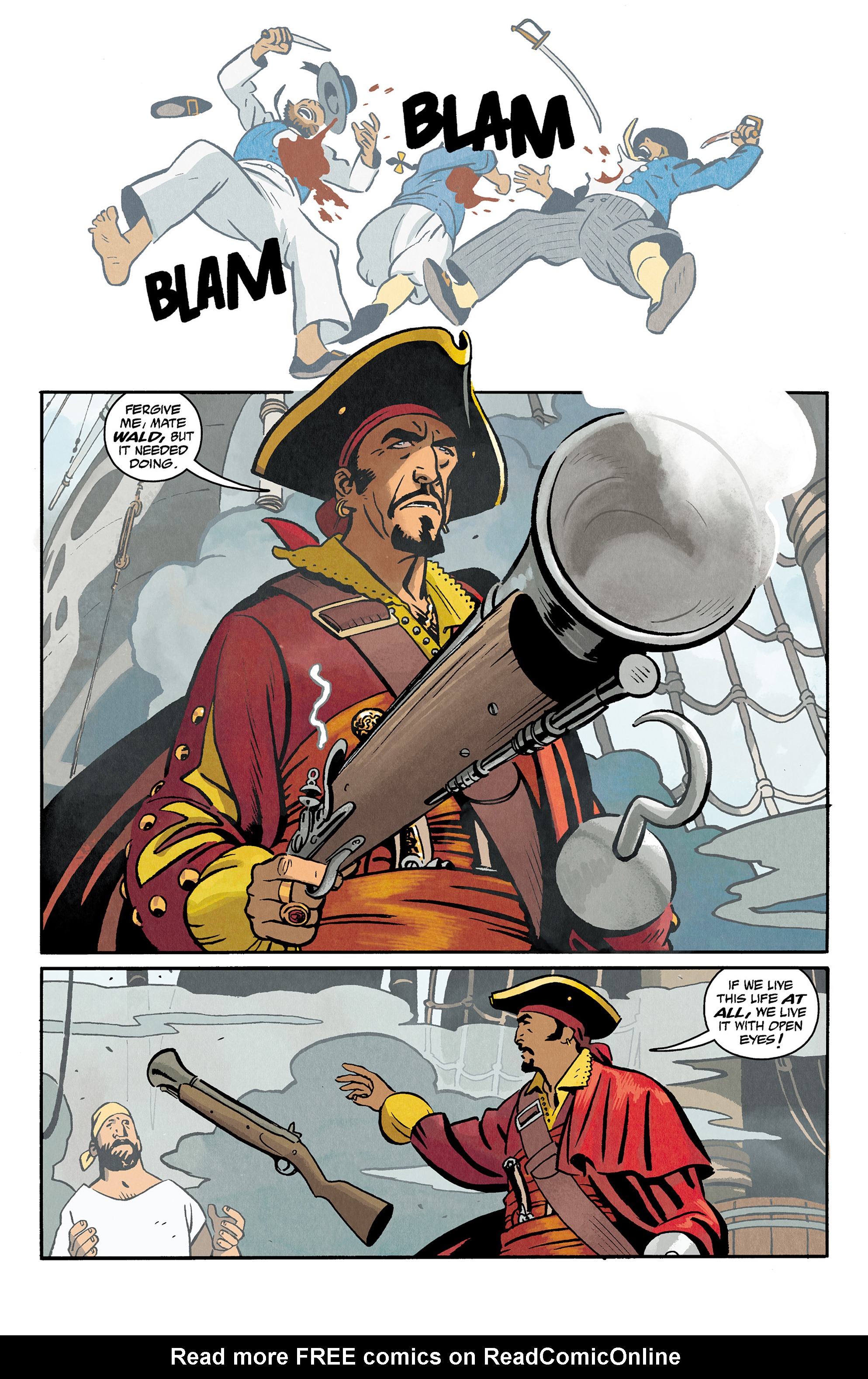 Read online Lobster Johnson: The Pirate's Ghost comic -  Issue #1 - 8