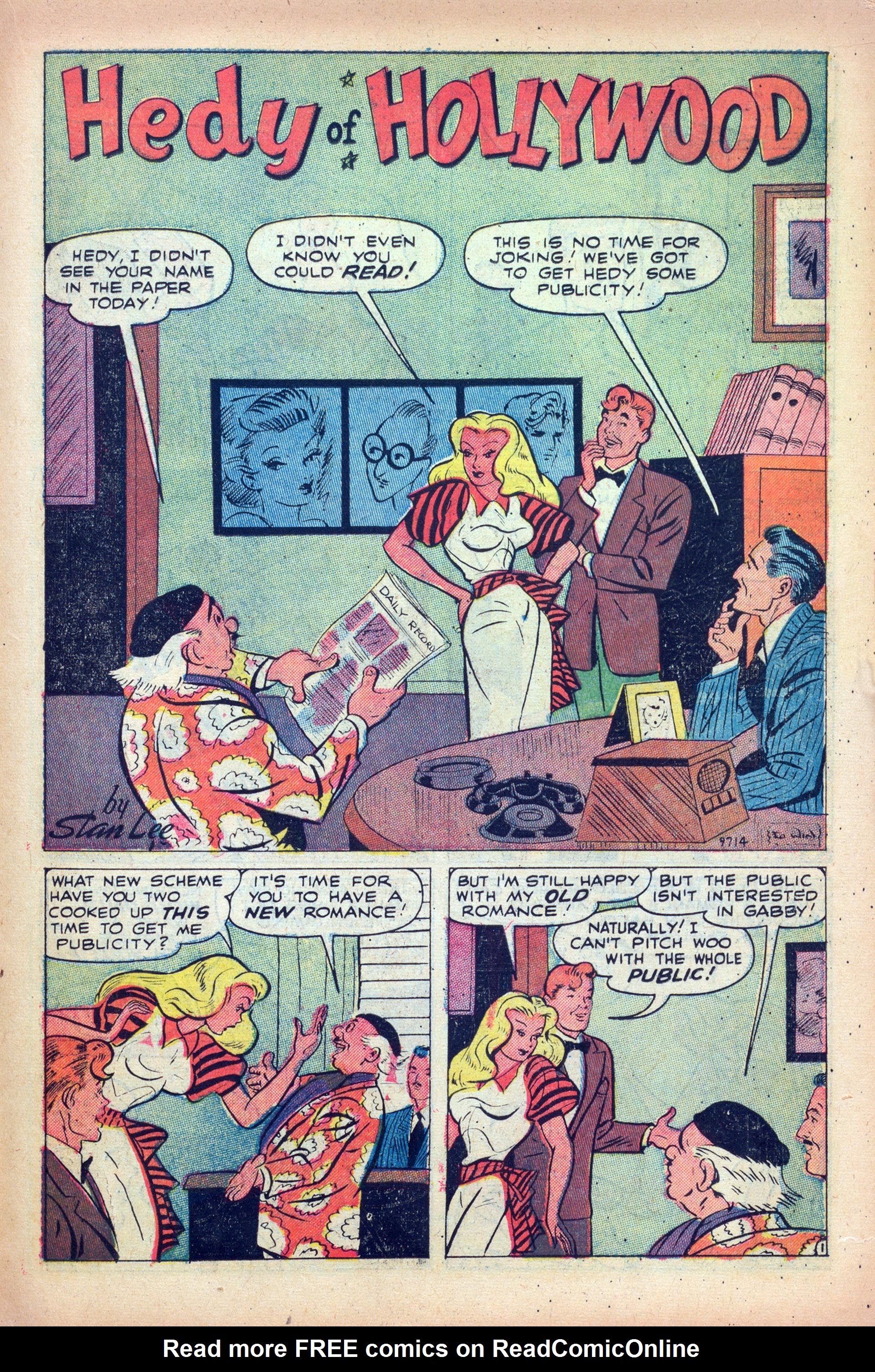 Read online Hedy Of Hollywood Comics comic -  Issue #47 - 21
