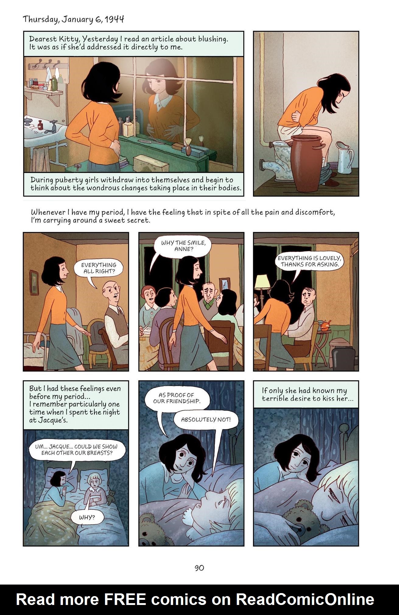 Read online Anne Frank’s Diary: The Graphic Adaptation comic -  Issue # TPB - 90