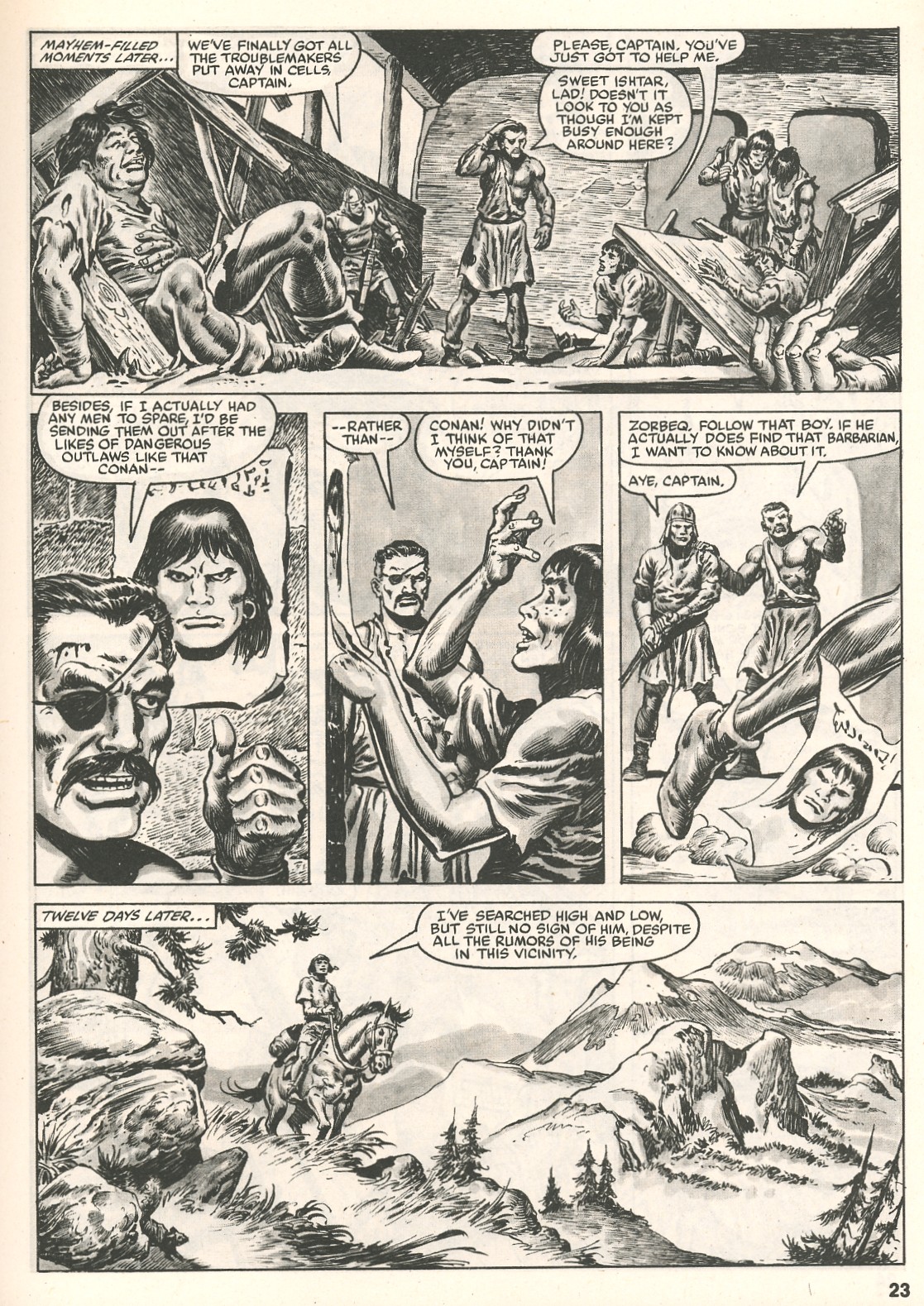 Read online The Savage Sword Of Conan comic -  Issue #109 - 25