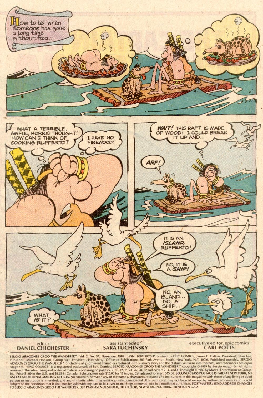 Read online Sergio Aragonés Groo the Wanderer comic -  Issue #57 - 2
