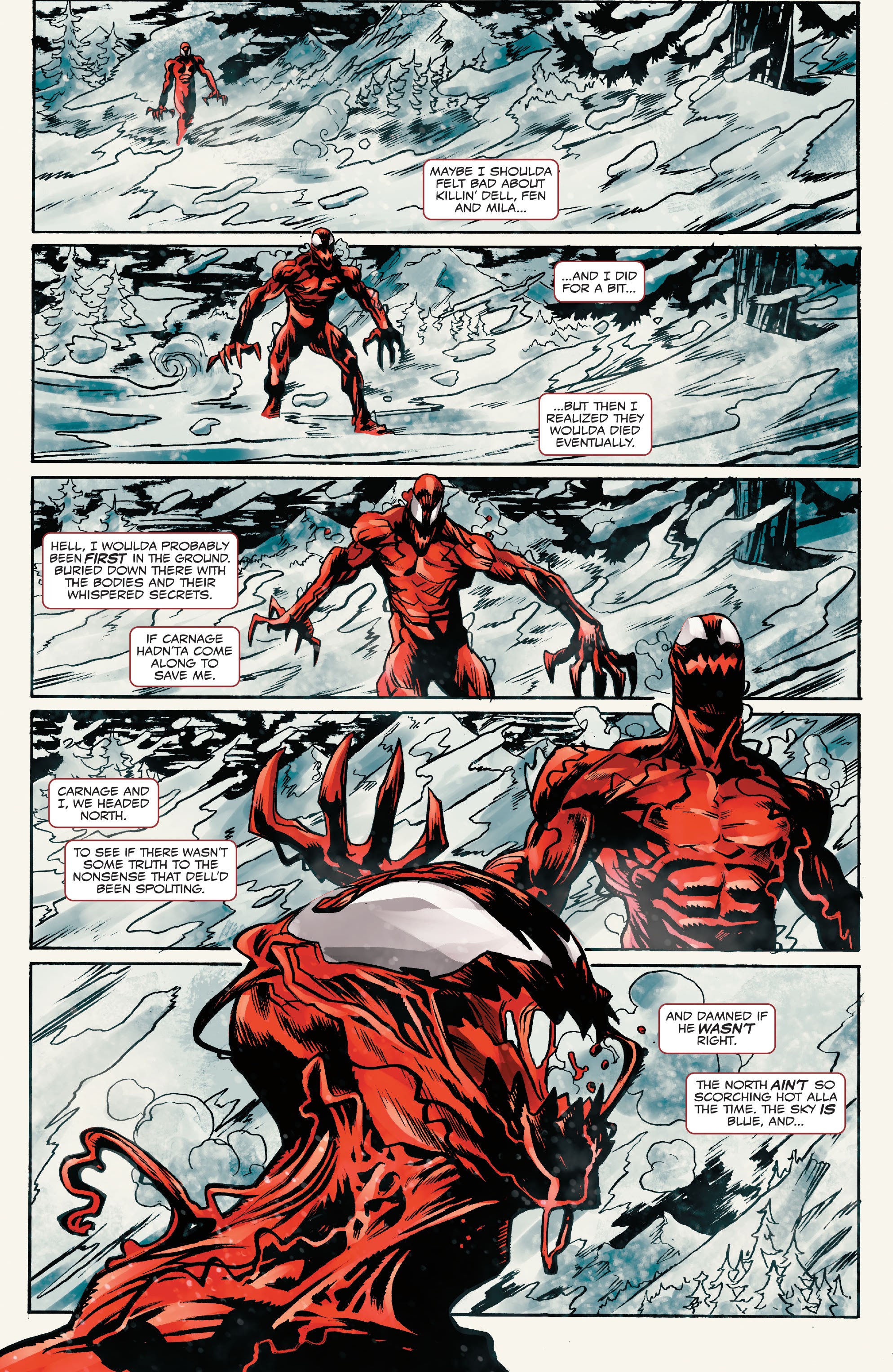 Read online Carnage: Black, White & Blood comic -  Issue #4 - 29