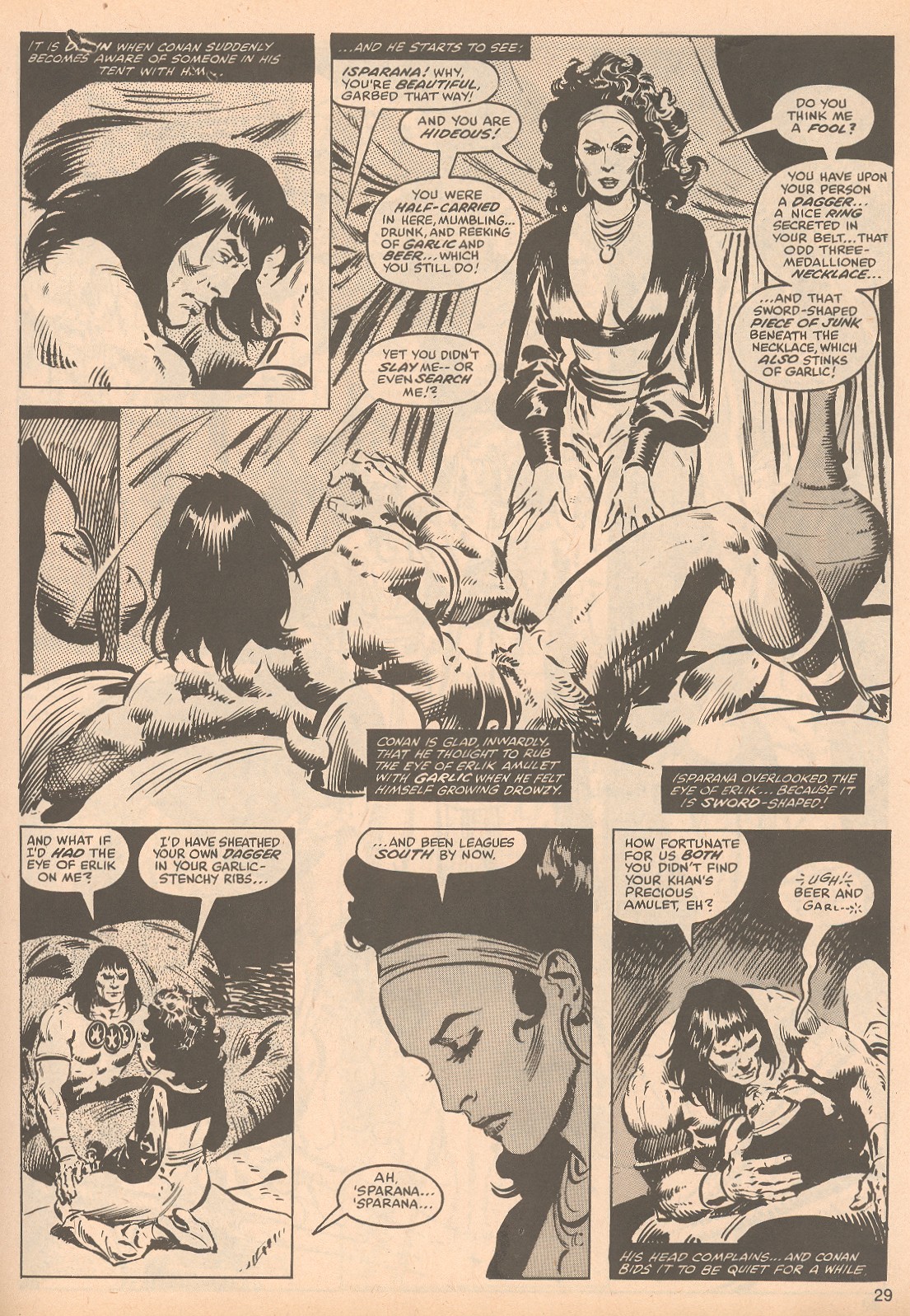 Read online The Savage Sword Of Conan comic -  Issue #57 - 29
