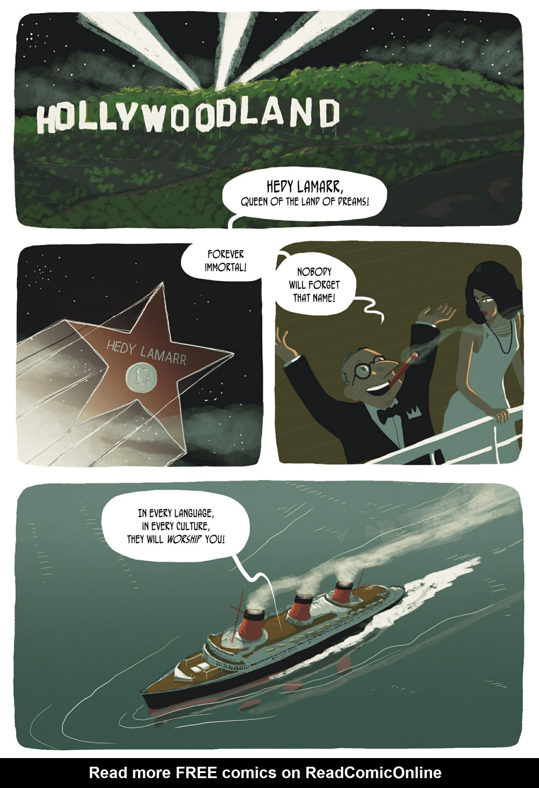 Read online Hedy Lamarr: An Incredible Life comic -  Issue # TPB (Part 1) - 85