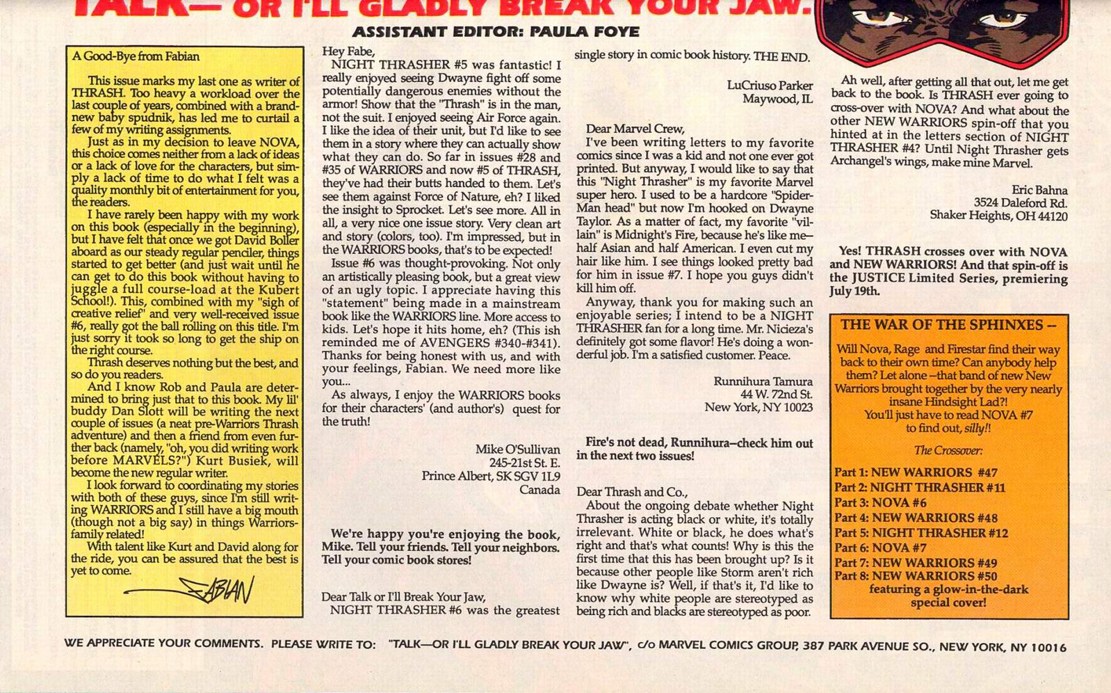 Read online Night Thrasher comic -  Issue #12 - 24